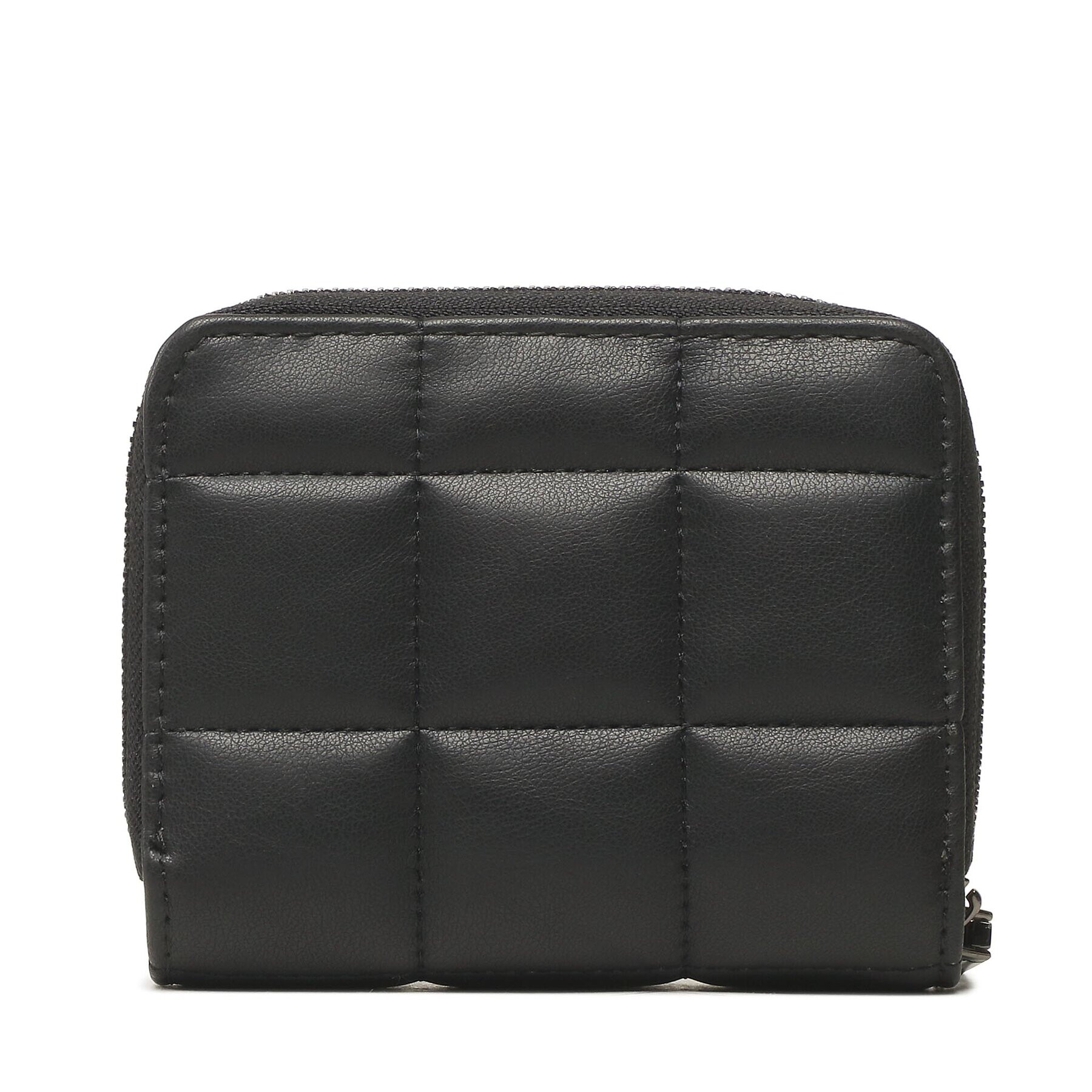 Calvin Klein Portofel Mic de Damă Re-lock Quilt Wallet Md W/Flap K60K610664 Negru - Pled.ro