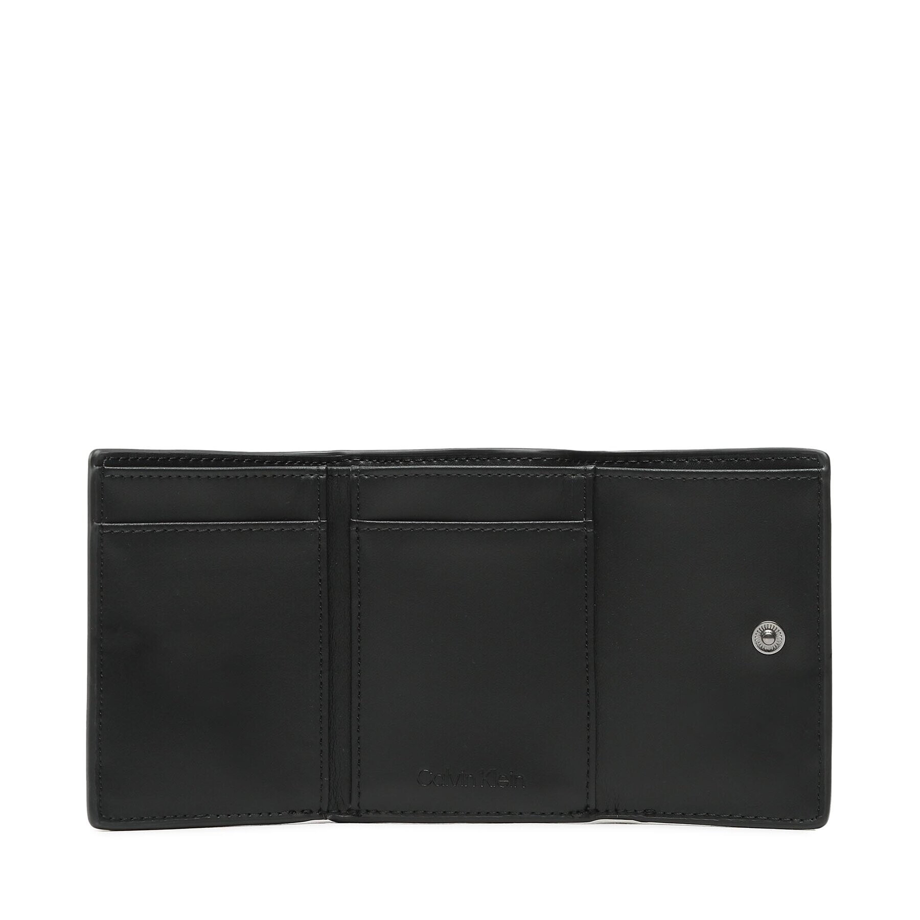 Calvin Klein Portofel Mic de Damă Re-Lock Trifold Xxs Perf K60K610662 Negru - Pled.ro