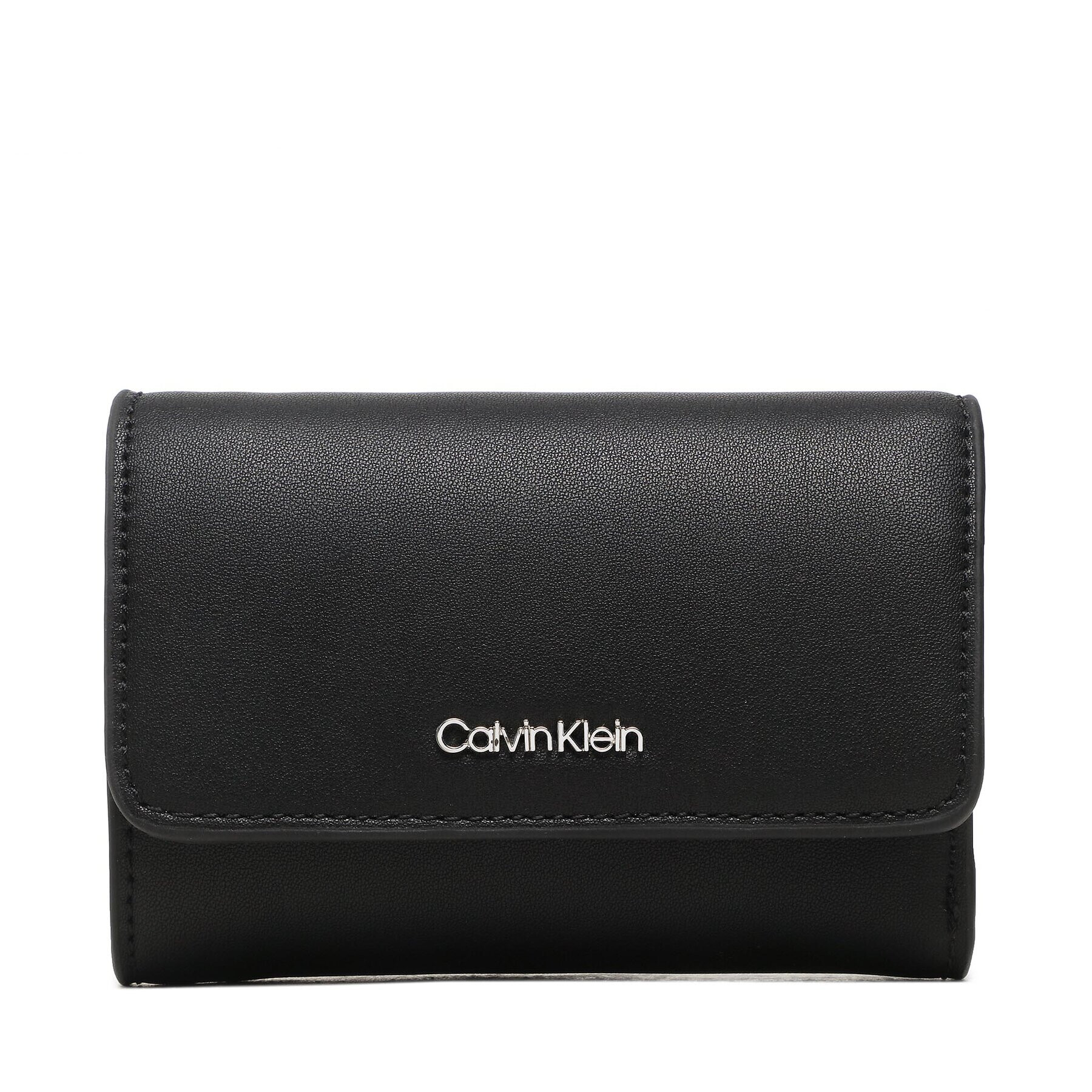 Calvin Klein Portofel Mic de Damă Ck Must Trifold Sm K60K607251 Negru - Pled.ro