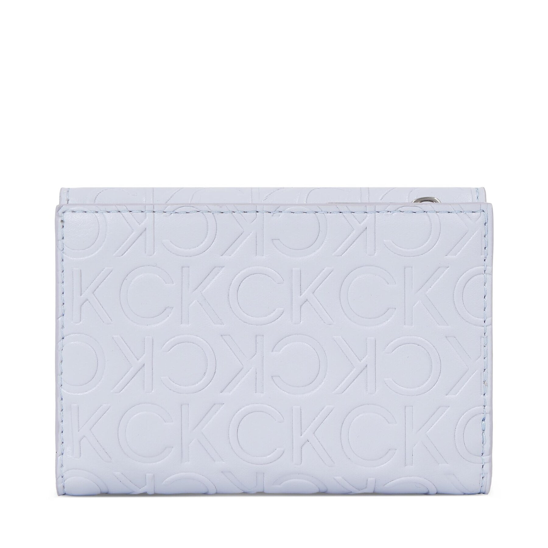 Calvin Klein Portofel pentru femei Ck Must Trifold Sm Emb K60K611325 Albastru - Pled.ro