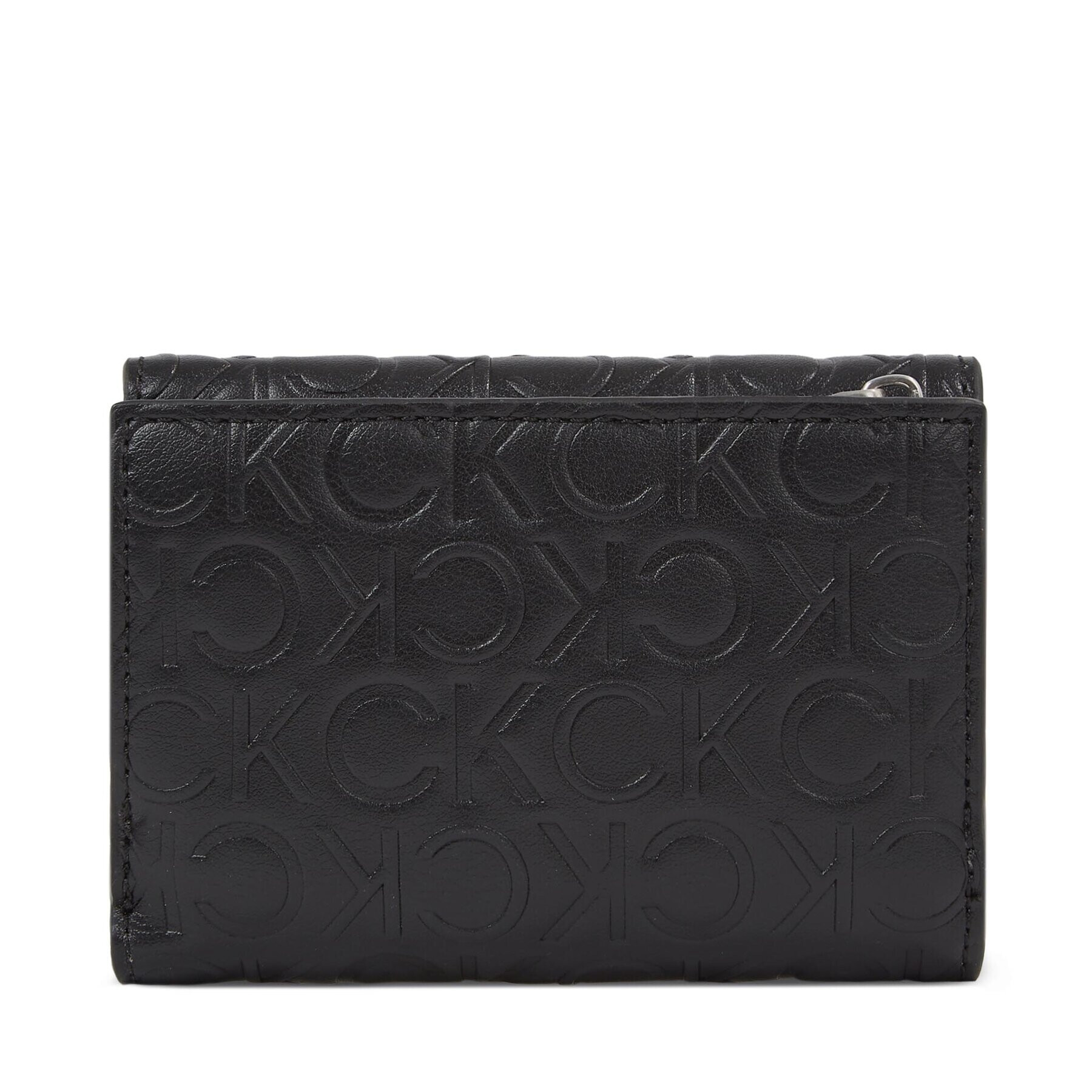 Calvin Klein Portofel pentru femei Ck Must Trifold Sm Emb K60K611325 Negru - Pled.ro