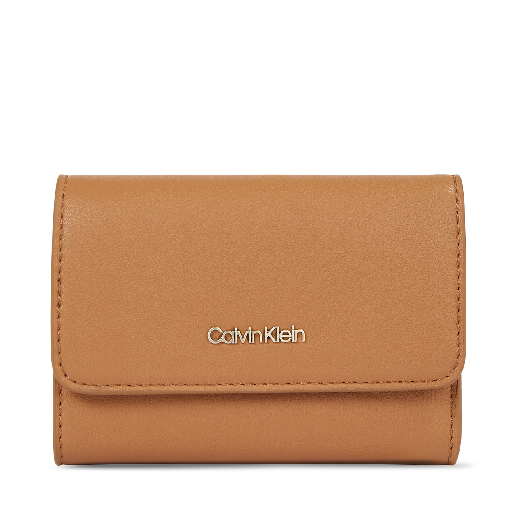 Calvin Klein Portofel pentru femei Ck Must Trifold Sm K60K607251 Maro - Pled.ro