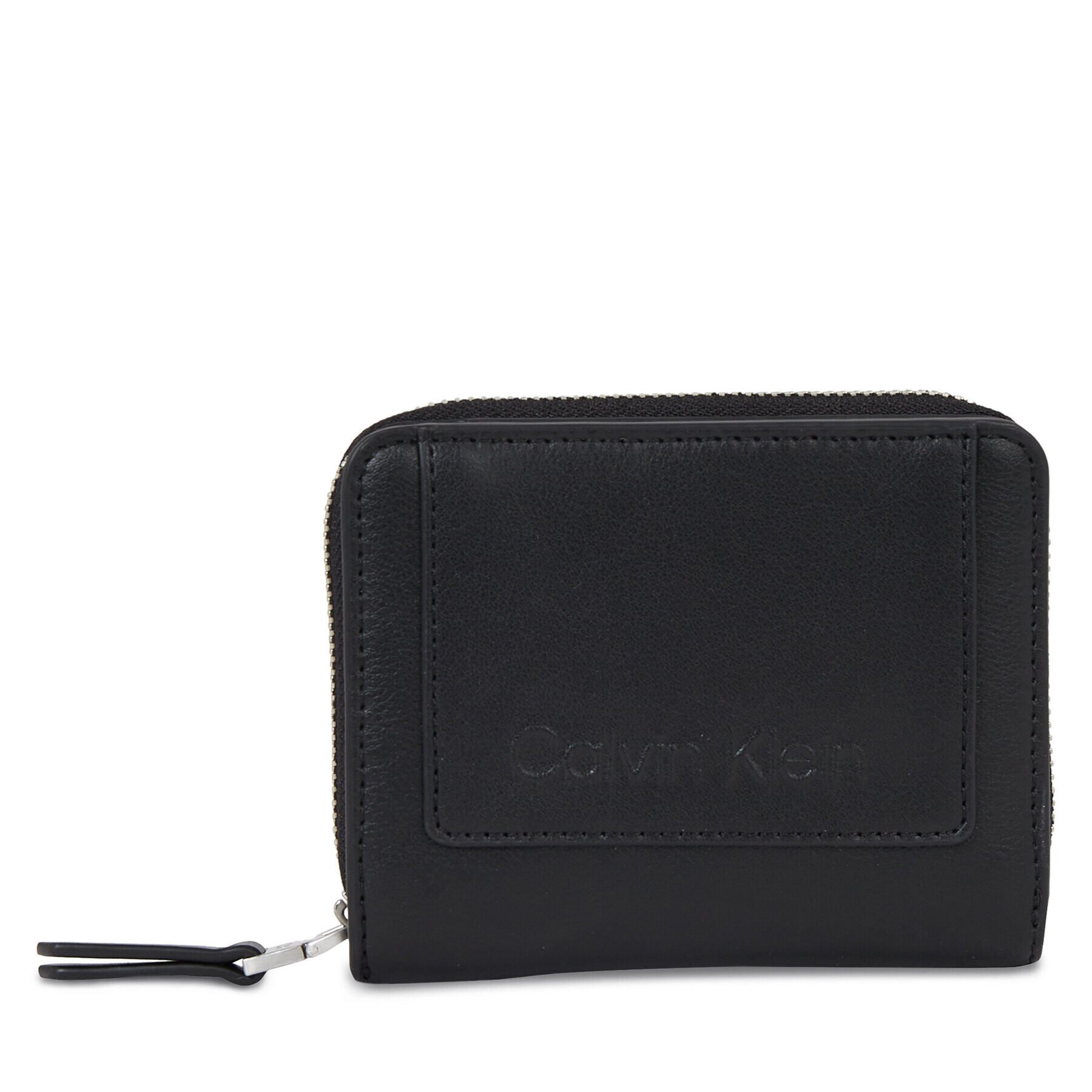 Calvin Klein Portofel pentru femei Ck Set Zip Around W/Flap Md K60K611099 Negru - Pled.ro