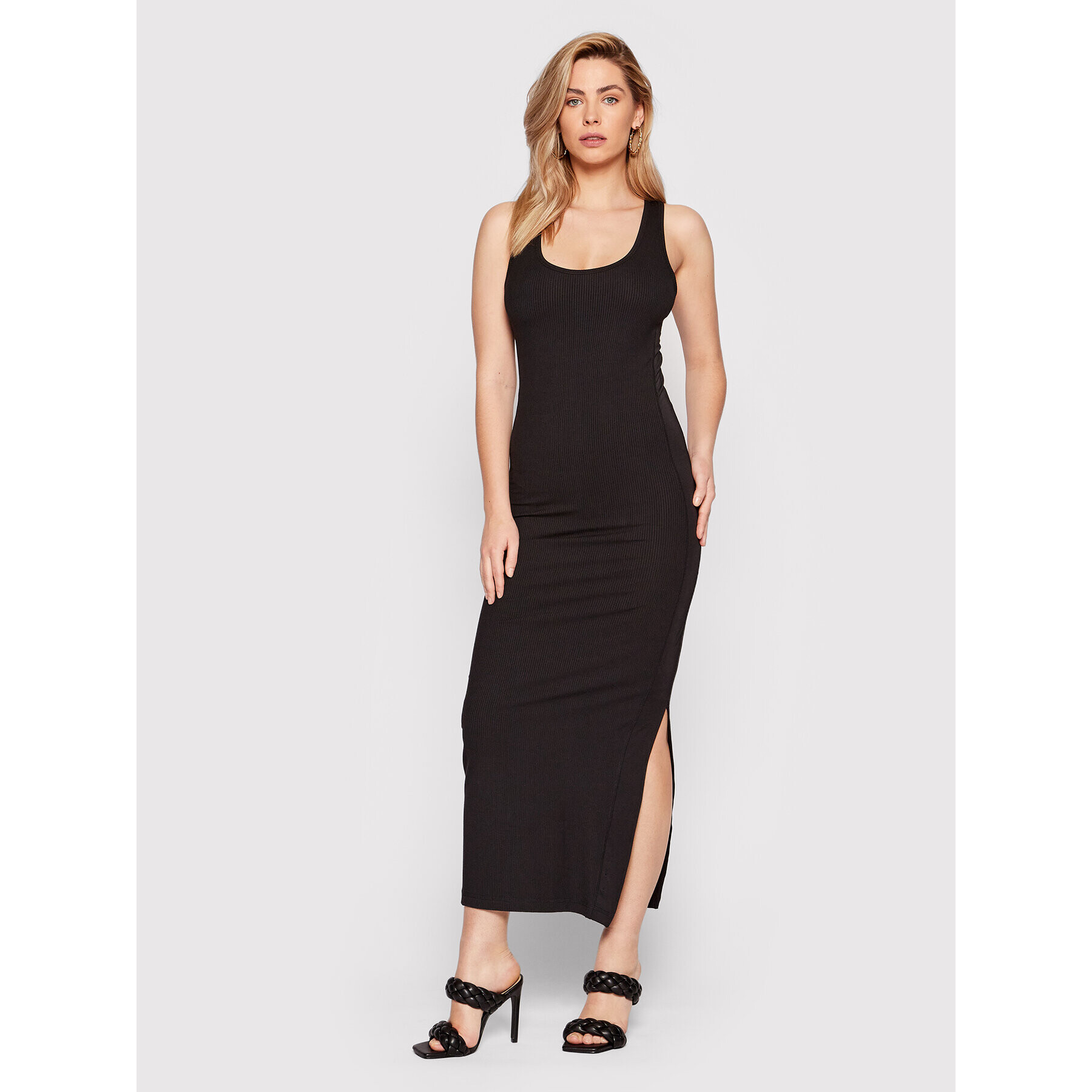 Calvin Klein Rochie de zi Essential K20K203663 Negru Slim Fit - Pled.ro