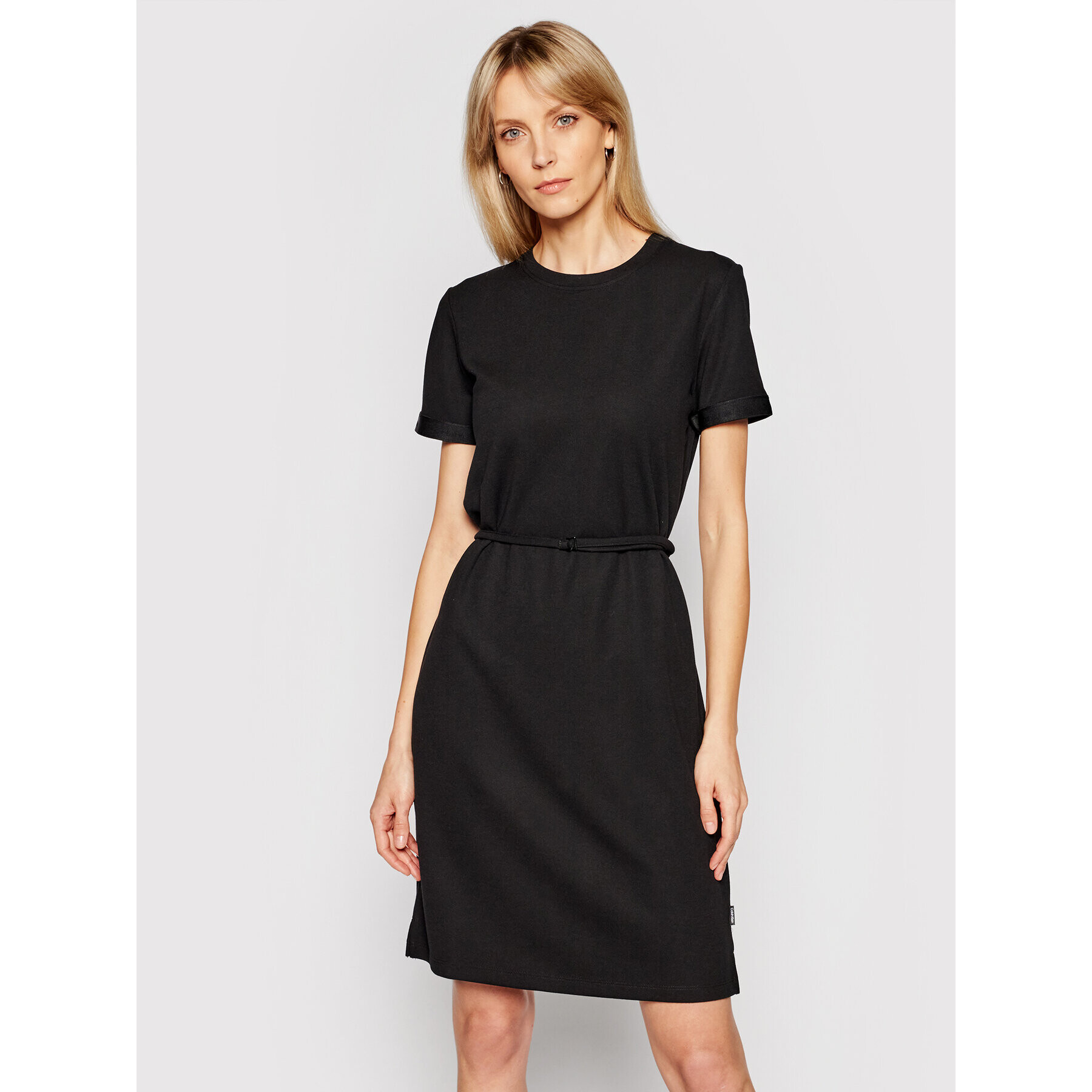 Calvin Klein Rochie de zi K20K203021 Negru Regular Fit - Pled.ro