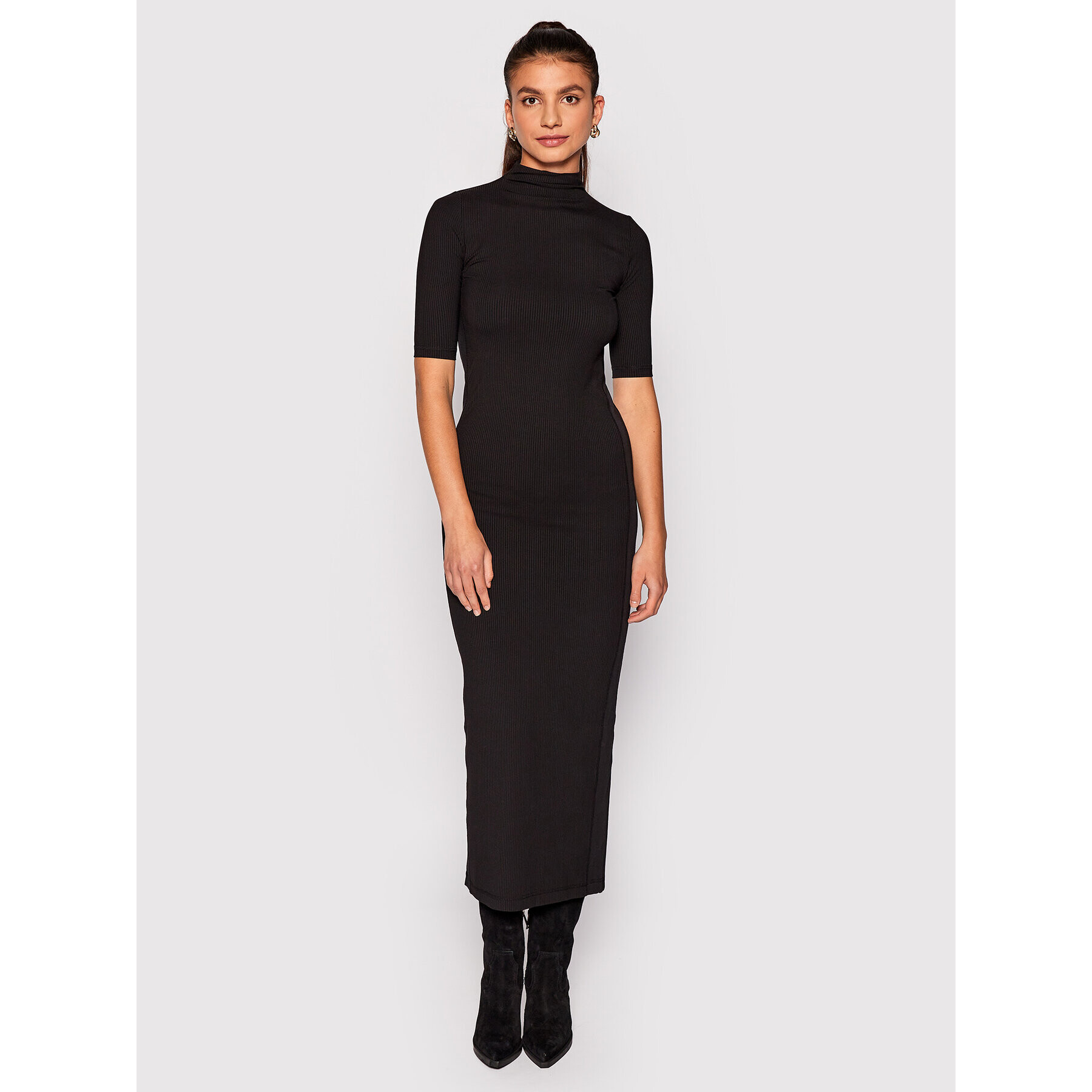 Calvin Klein Rochie de zi K20K204445 Negru Slim Fit - Pled.ro