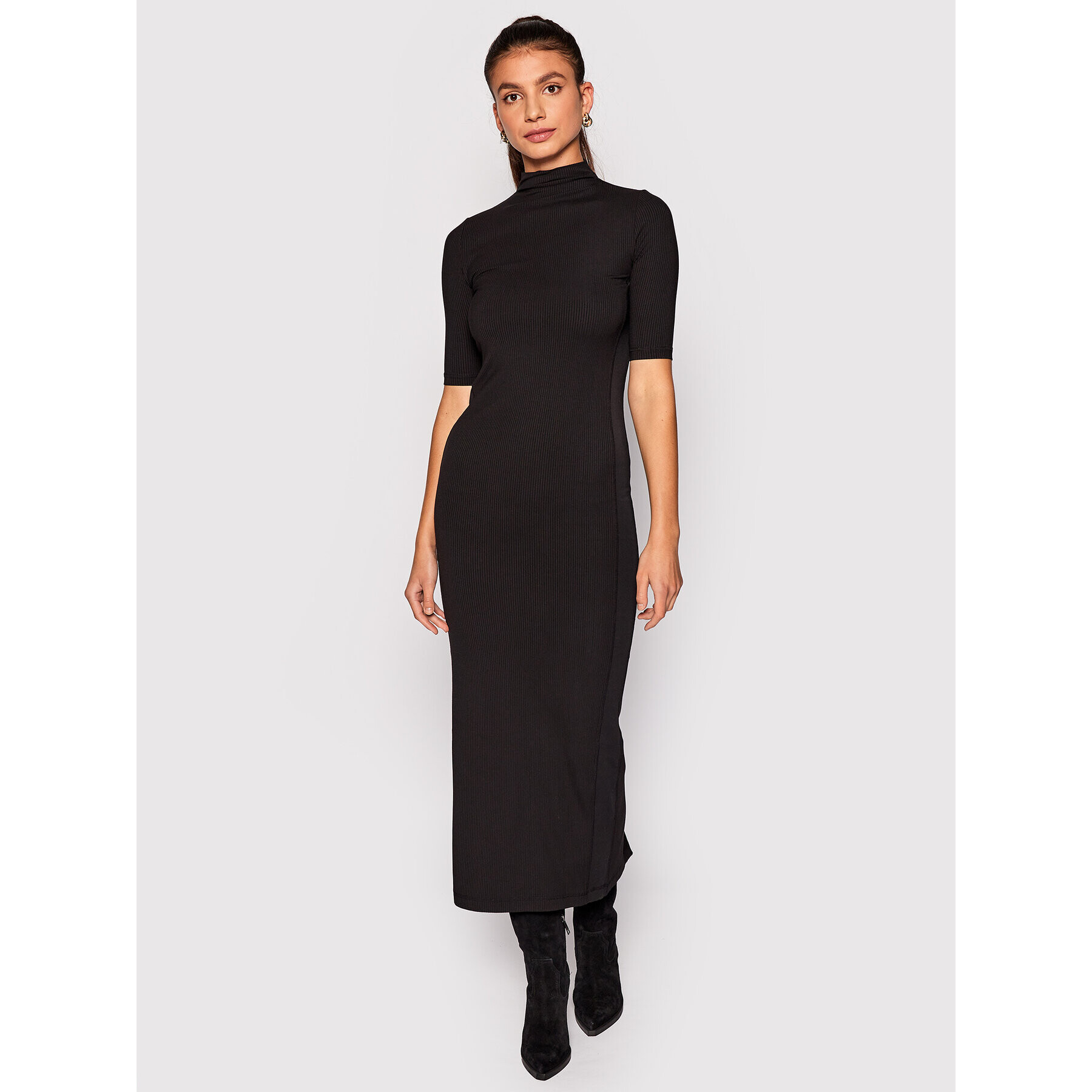 Calvin Klein Rochie de zi K20K204445 Negru Slim Fit - Pled.ro