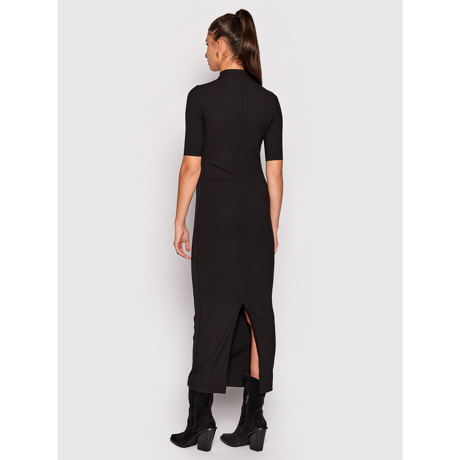 Calvin Klein Rochie de zi K20K204445 Negru Slim Fit - Pled.ro