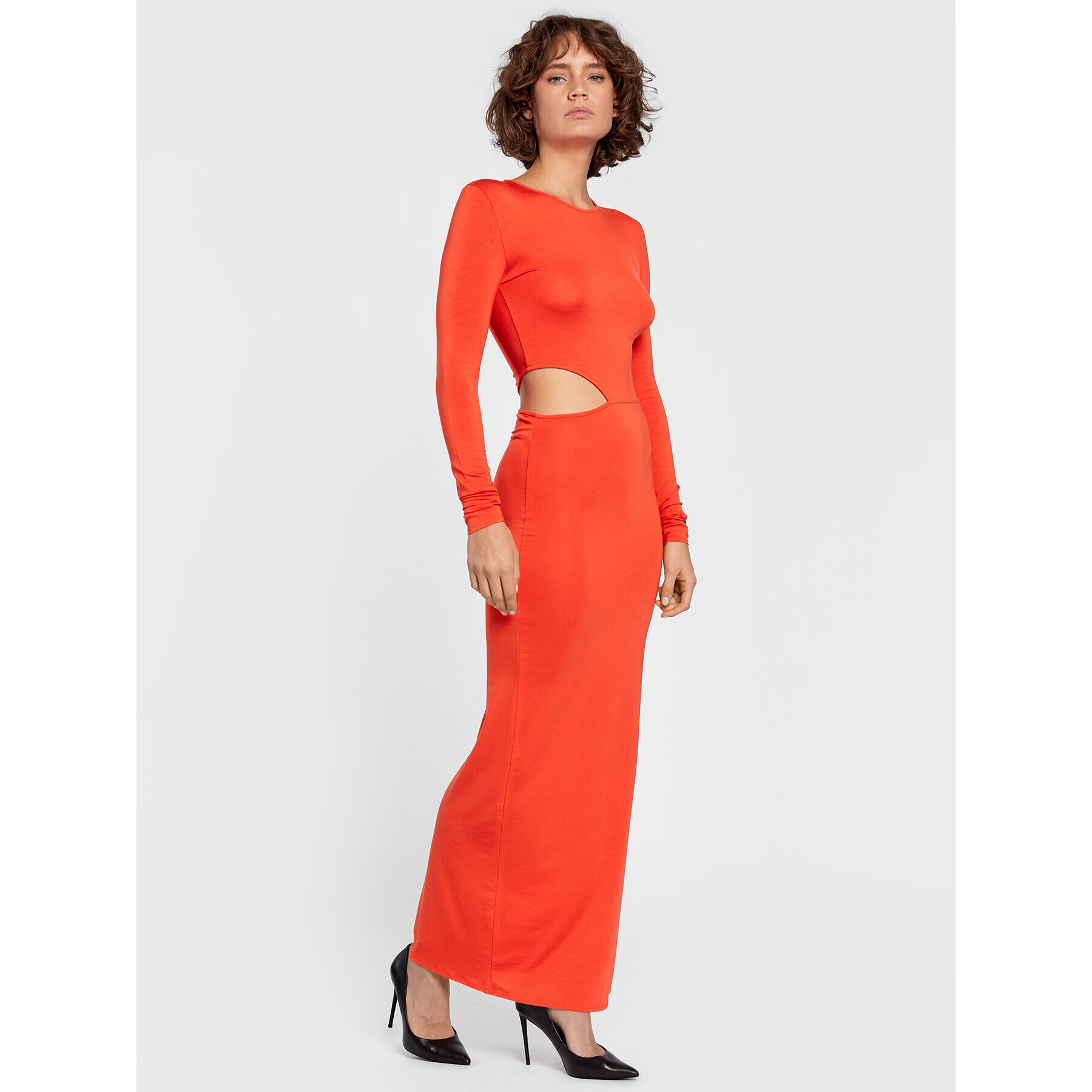 Calvin Klein Rochie de zi K20K204545 Portocaliu Slim Fit - Pled.ro