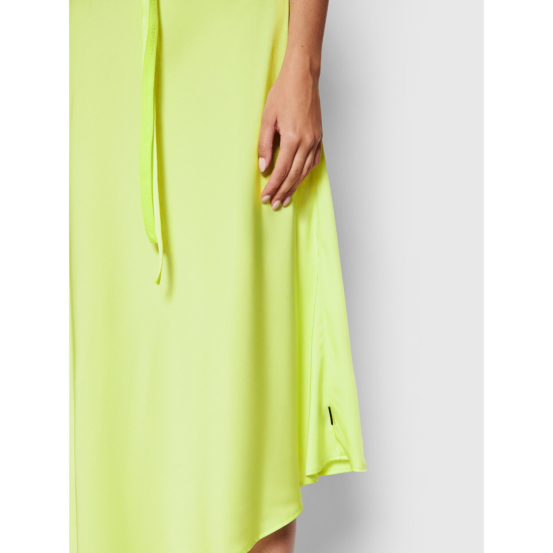 Calvin Klein Rochie de zi Shine K20K203066 Verde Regular Fit - Pled.ro