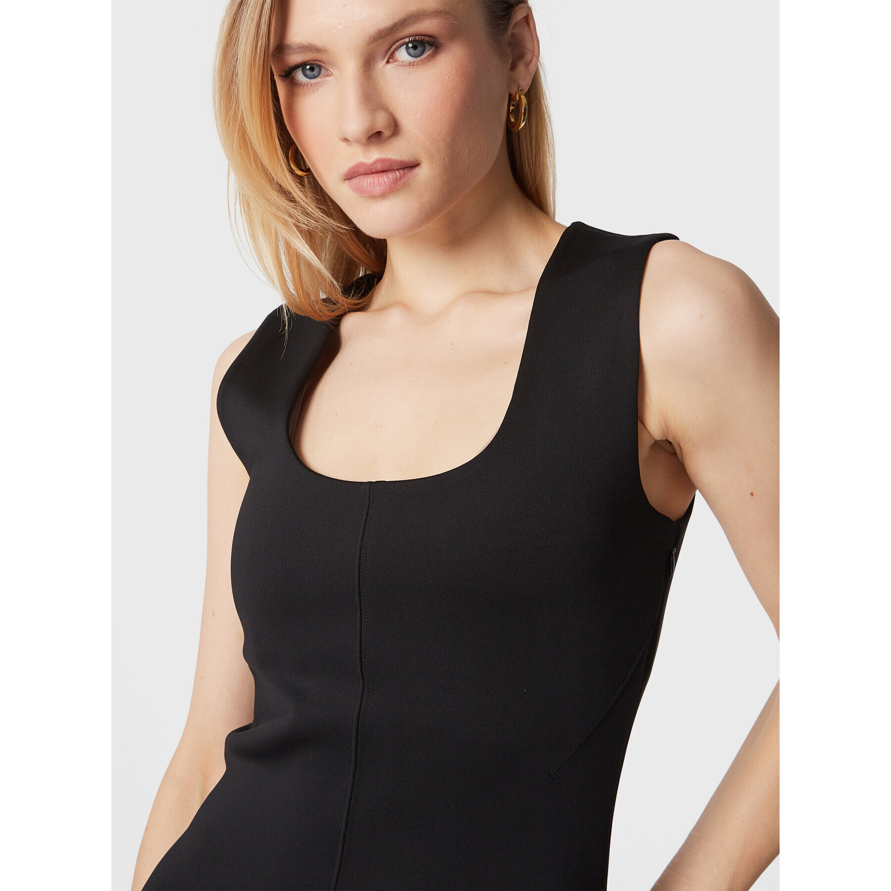 Calvin Klein Rochie de zi Technical K20K205022 Negru Regular Fit - Pled.ro