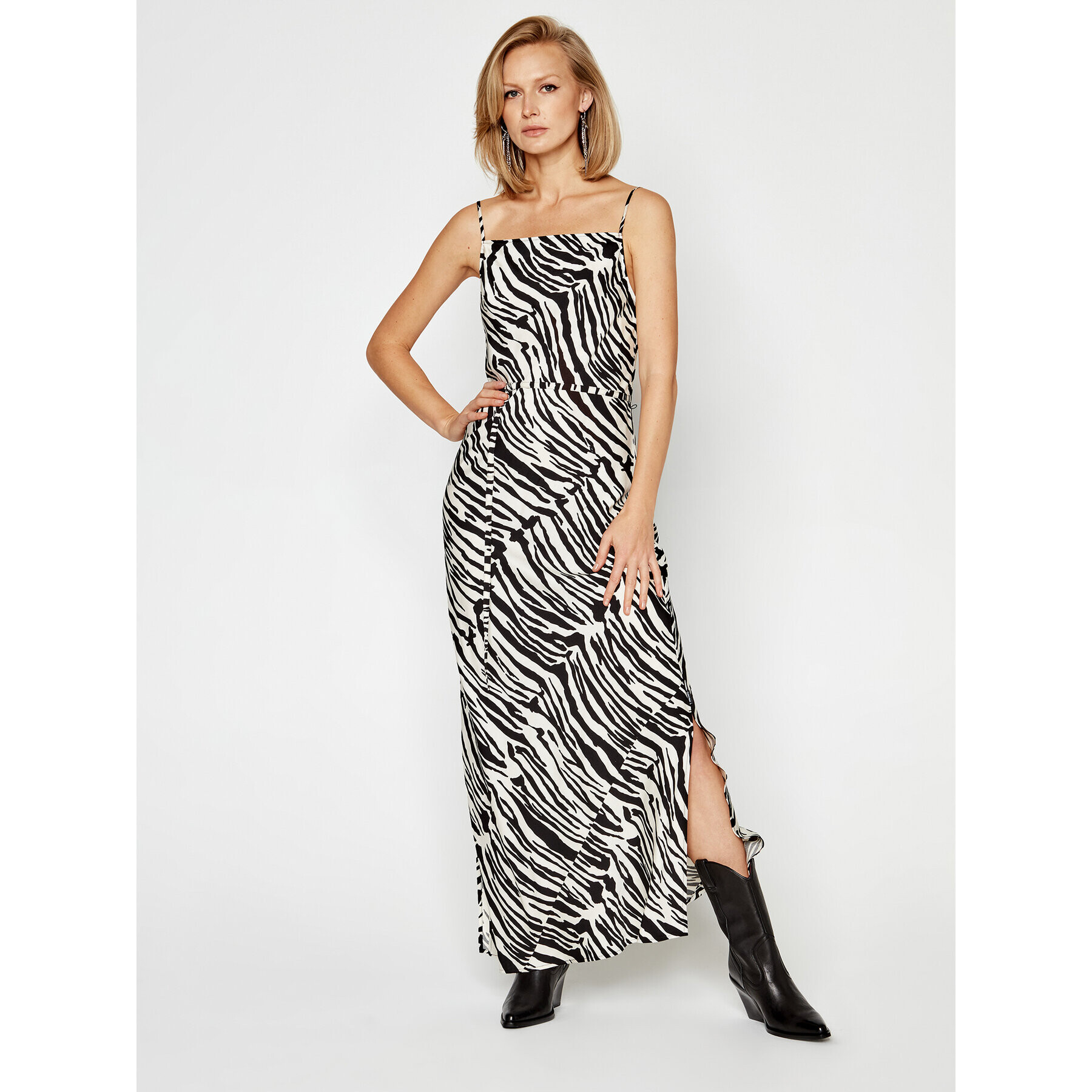 Calvin Klein Rochie de zi Zebra K20K202077 Colorat Regular Fit - Pled.ro