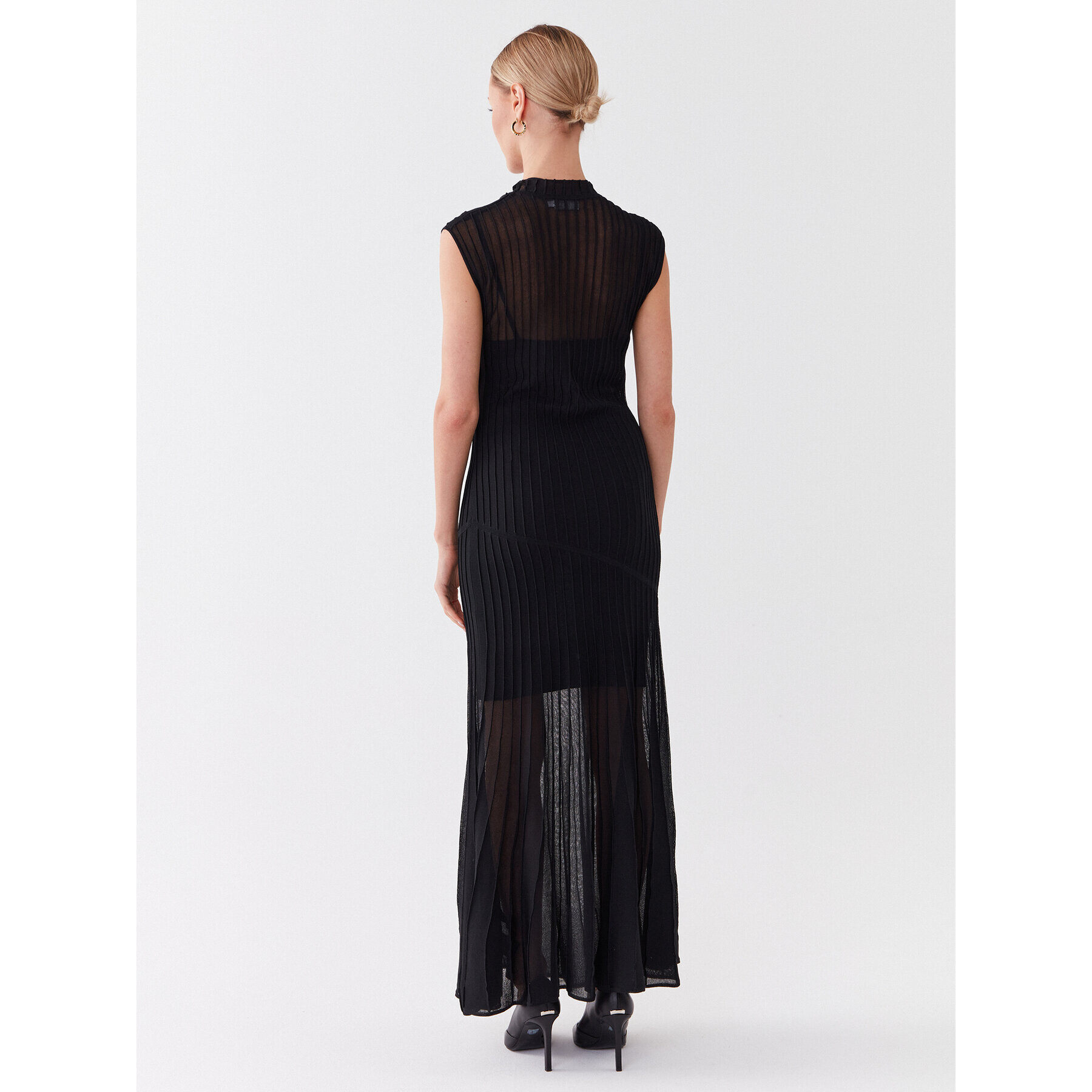 Calvin Klein Rochie tricotată K20K205555 Negru Regular Fit - Pled.ro