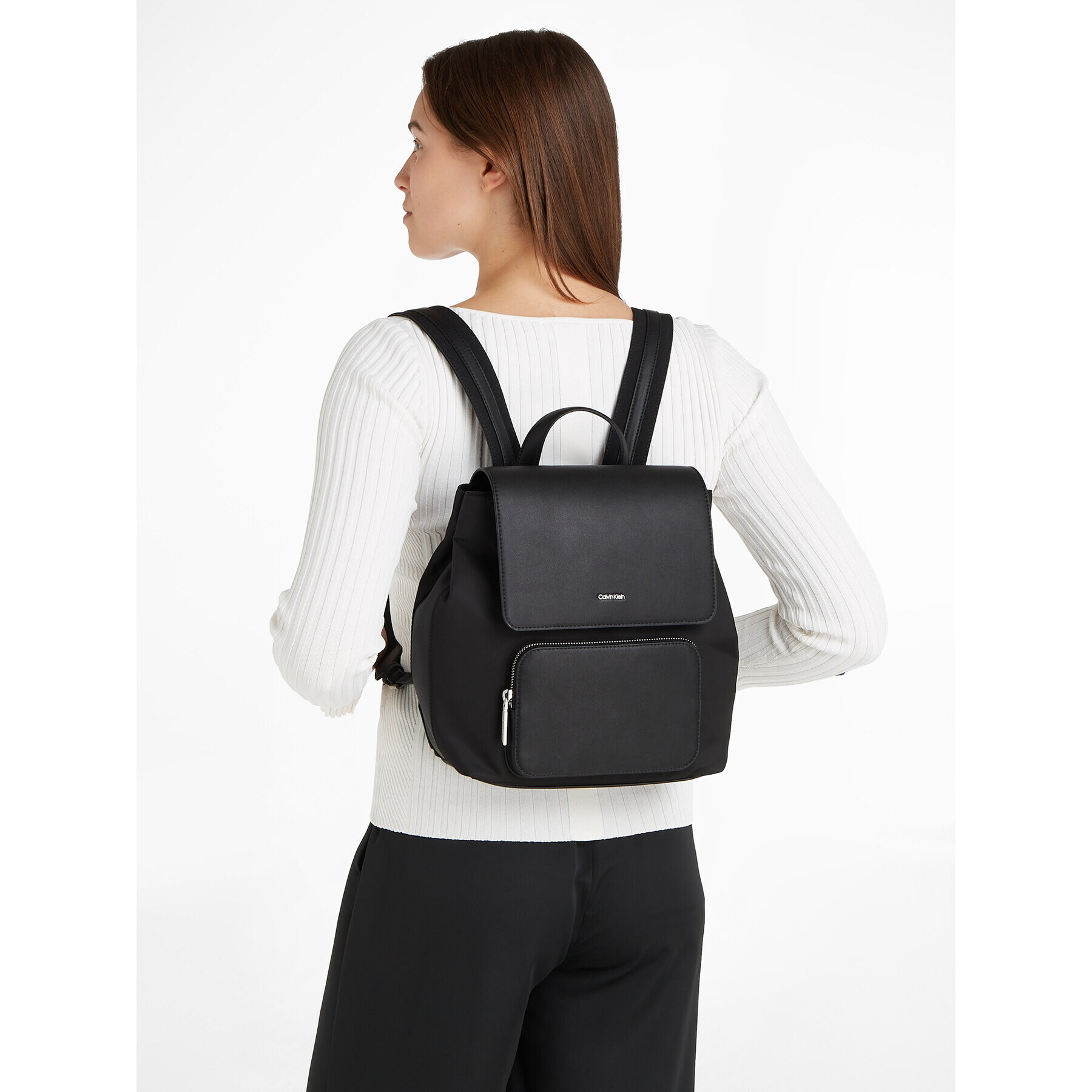 Calvin Klein Rucsac Ck Must Campus Backpack-Nylon K60K611538 Negru - Pled.ro