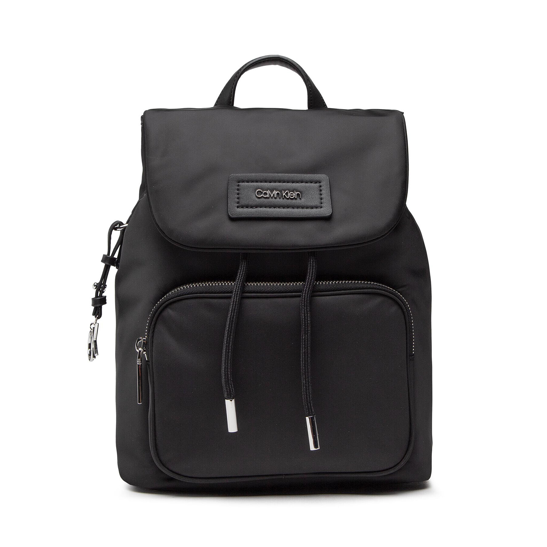 Calvin Klein Rucsac Ck Must Nylon Backpack W/Flap K60K609901 Negru - Pled.ro