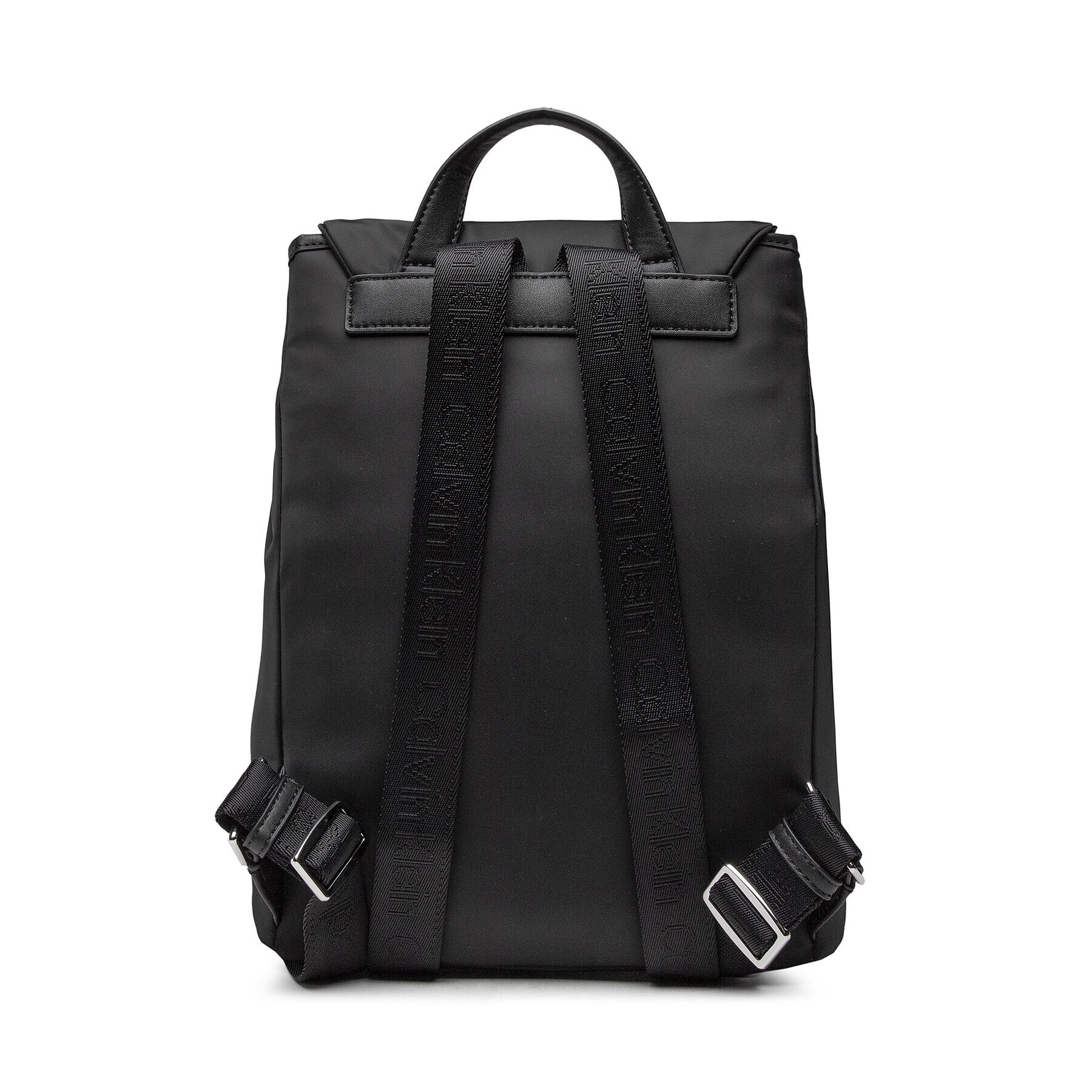 Calvin Klein Rucsac Ck Must Nylon Backpack W/Flap K60K609901 Negru - Pled.ro