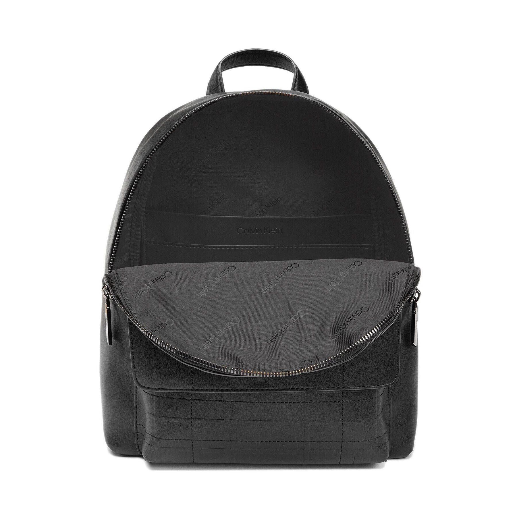 Calvin Klein Rucsac Re-Lock Backpack With Flap Quilt K60K609626 Negru - Pled.ro