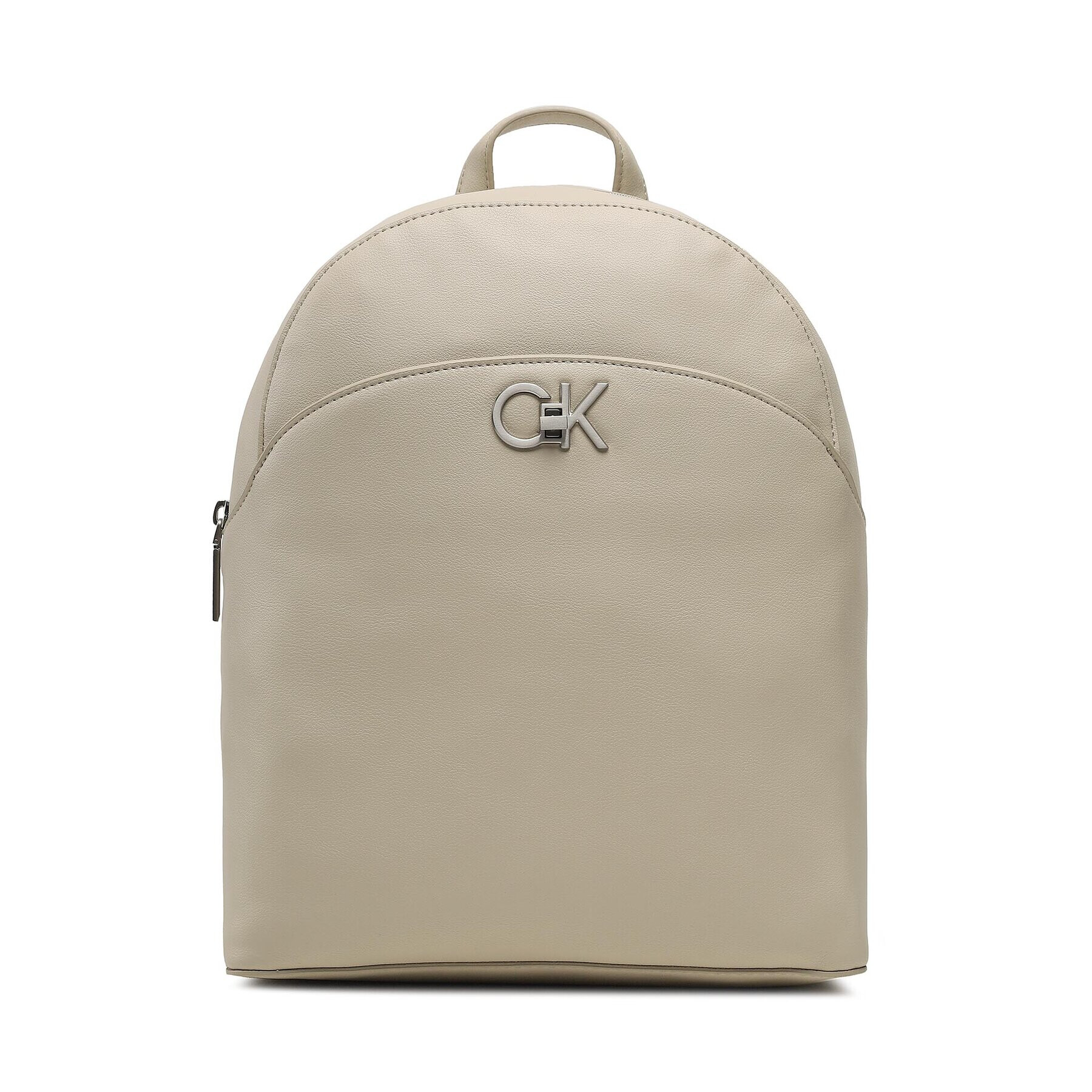 Calvin Klein Rucsac Re-Lock Domed Backpack K60K610772 Bej - Pled.ro