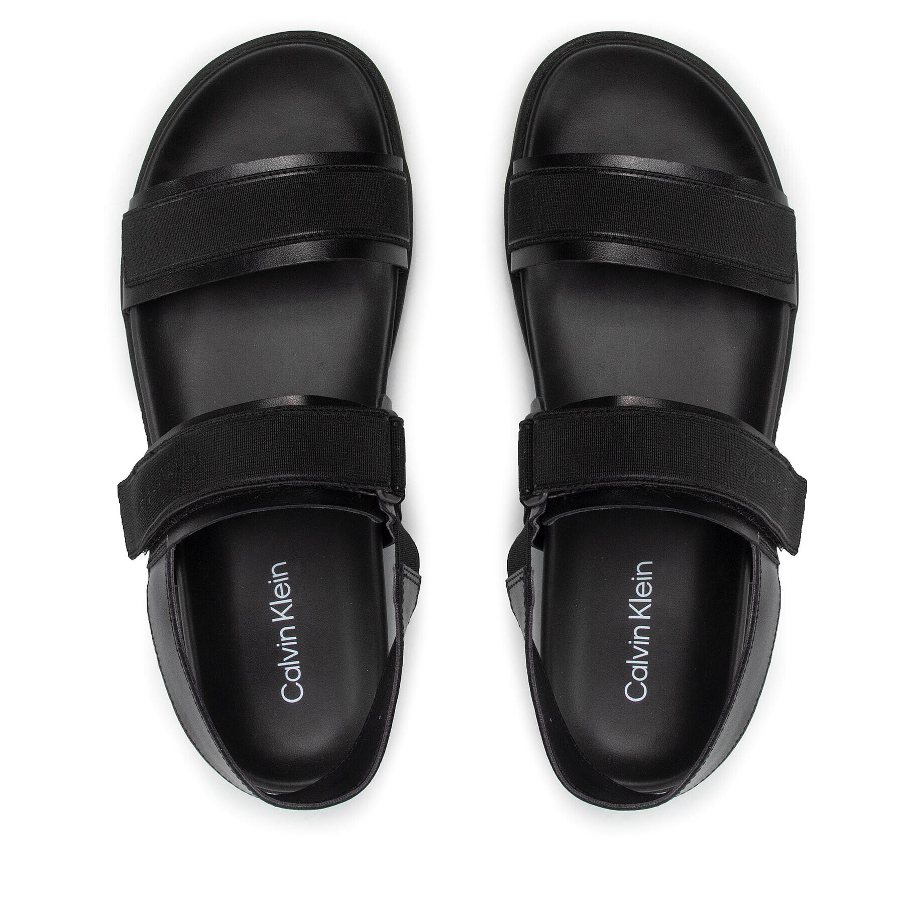 Calvin Klein Sandale Back Strap Sandal Wb HM0HM00466 Negru - Pled.ro