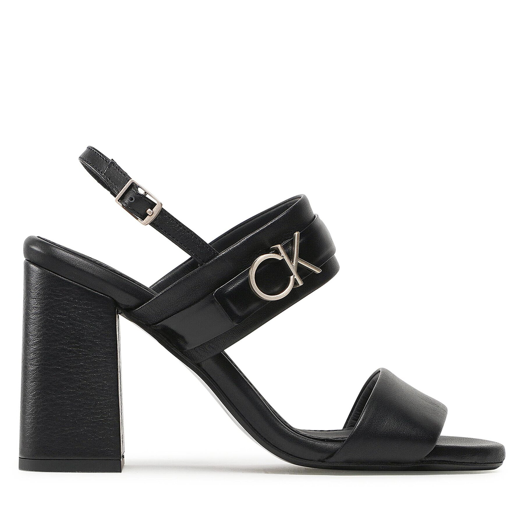 Calvin Klein Sandale Block Hl Sandal 85Hh W/Hw HW0HW01486 Negru - Pled.ro