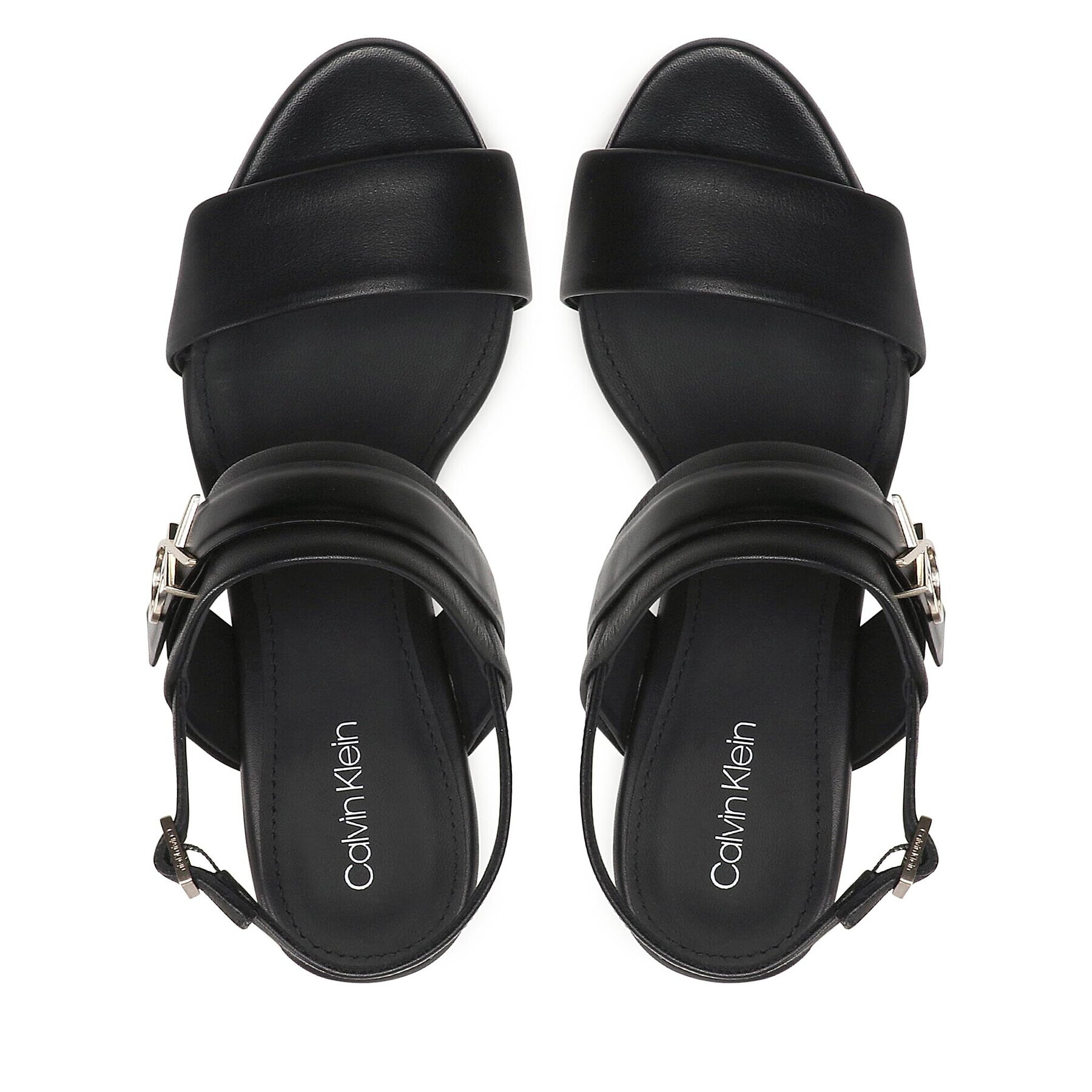 Calvin Klein Sandale Block Hl Sandal 85Hh W/Hw HW0HW01486 Negru - Pled.ro