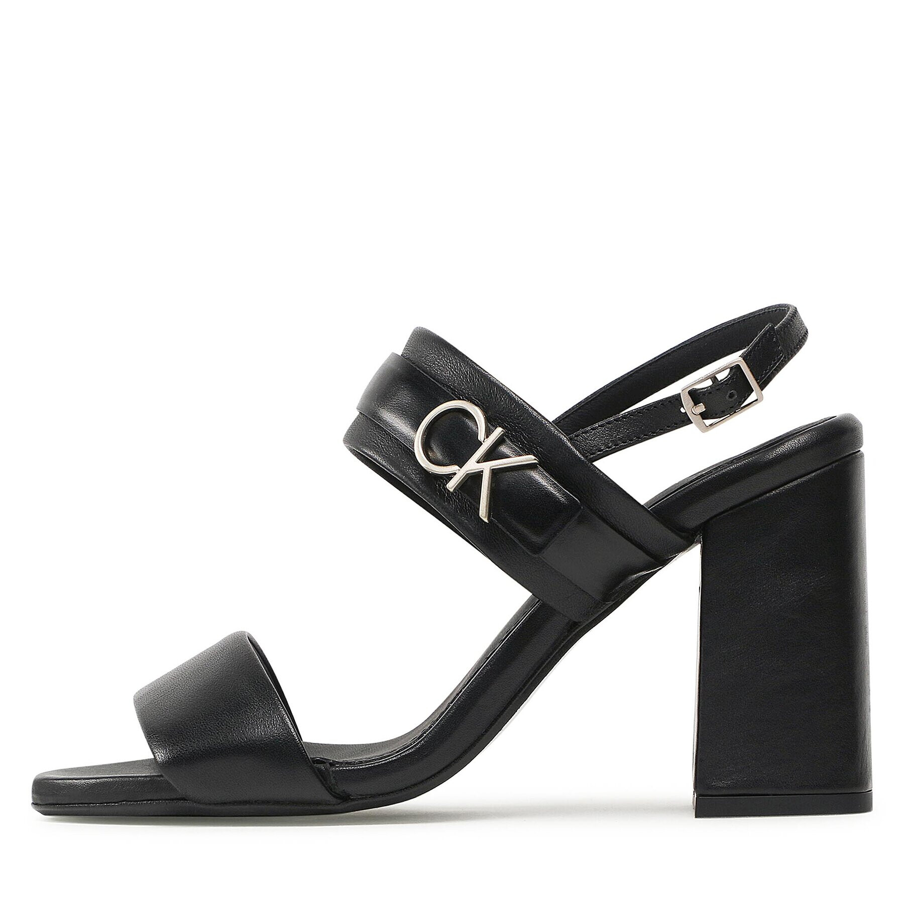 Calvin Klein Sandale Block Hl Sandal 85Hh W/Hw HW0HW01486 Negru - Pled.ro