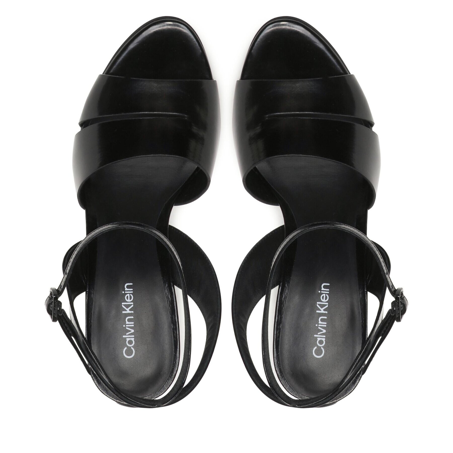 Calvin Klein Sandale Geo Stil Sandal 90Hh HW0HW01462 Negru - Pled.ro