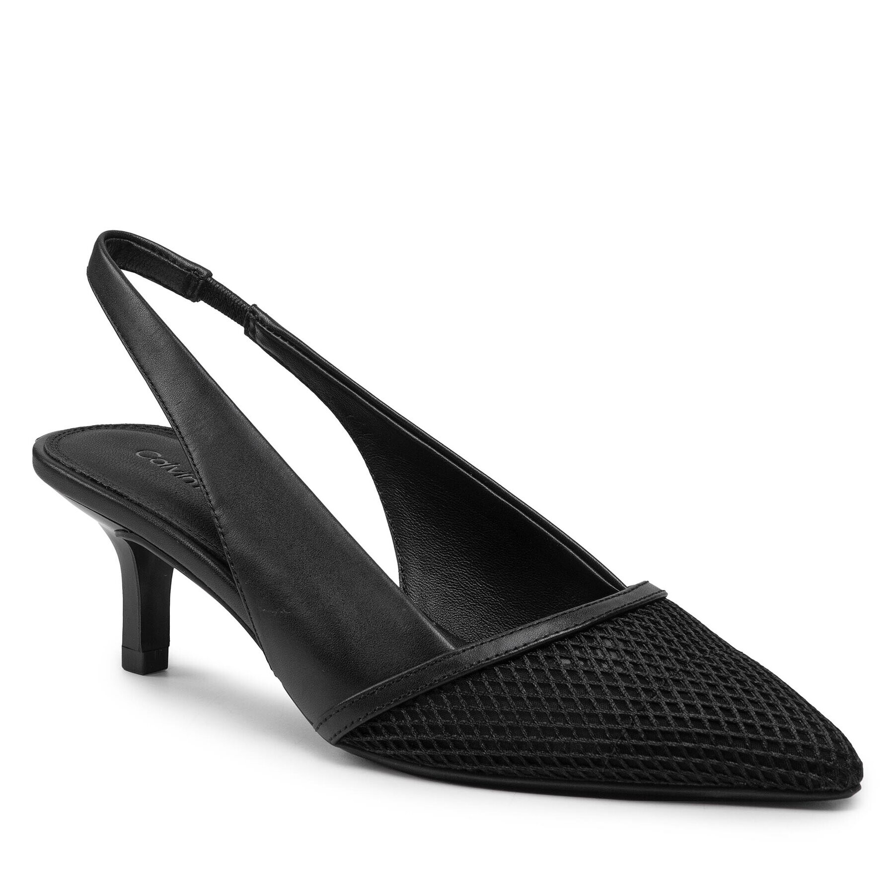 Calvin Klein Sandale Slingback Pump 50-Msh Mix HW0HW00760 Negru - Pled.ro