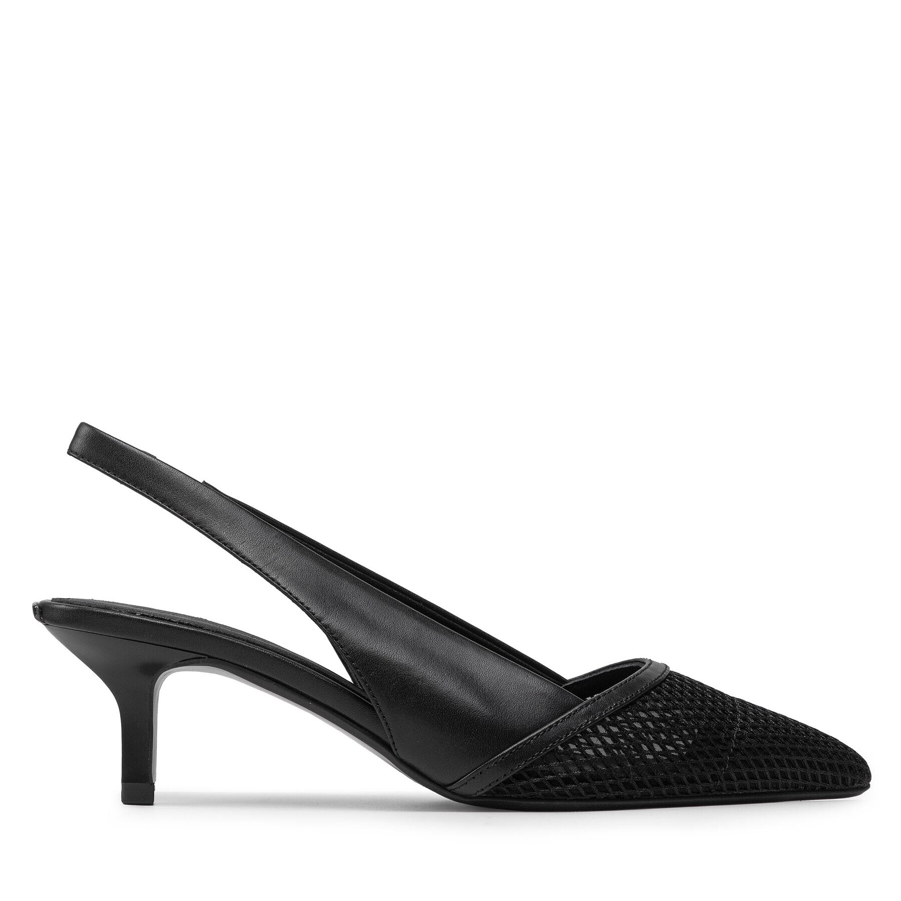 Calvin Klein Sandale Slingback Pump 50-Msh Mix HW0HW00760 Negru - Pled.ro