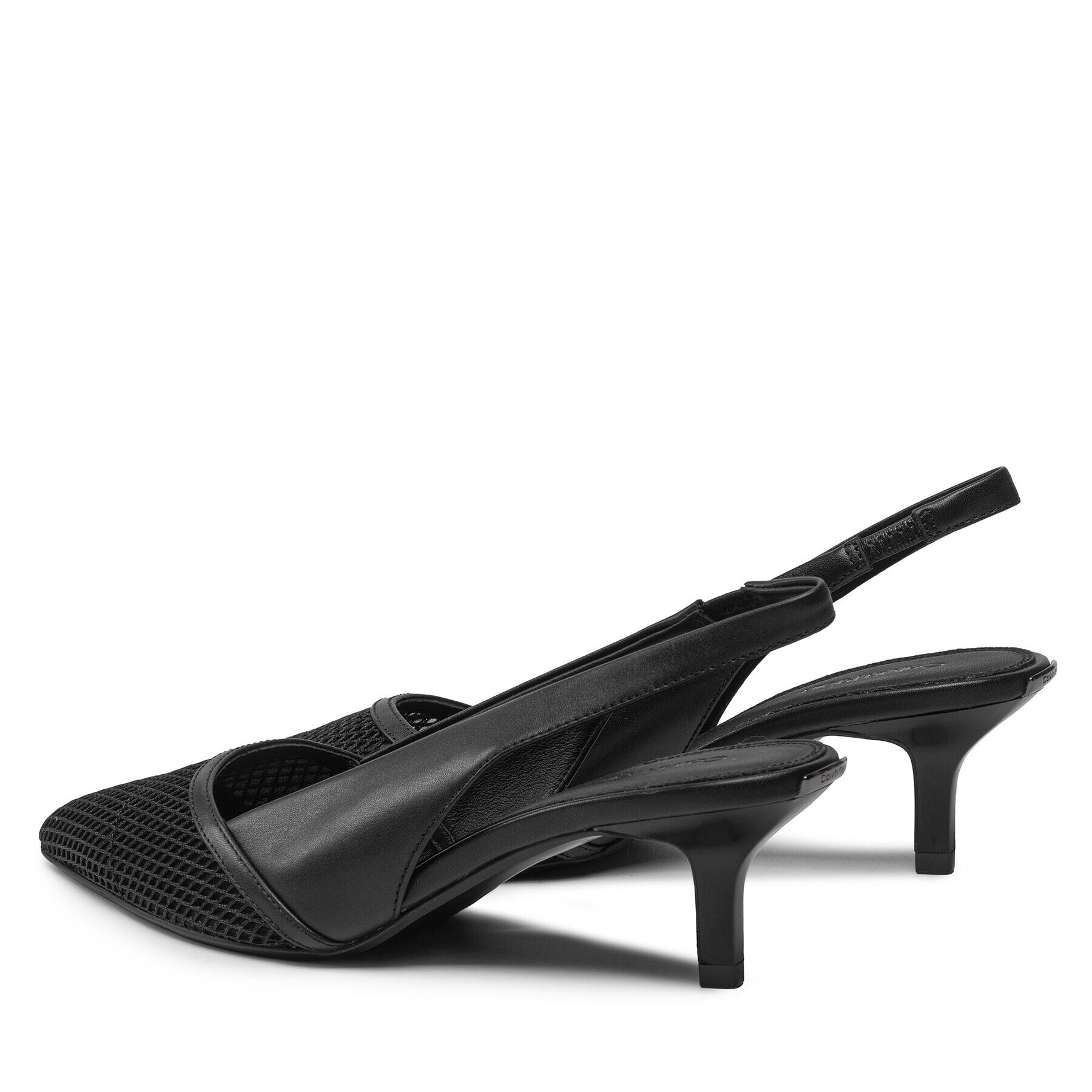 Calvin Klein Sandale Slingback Pump 50-Msh Mix HW0HW00760 Negru - Pled.ro