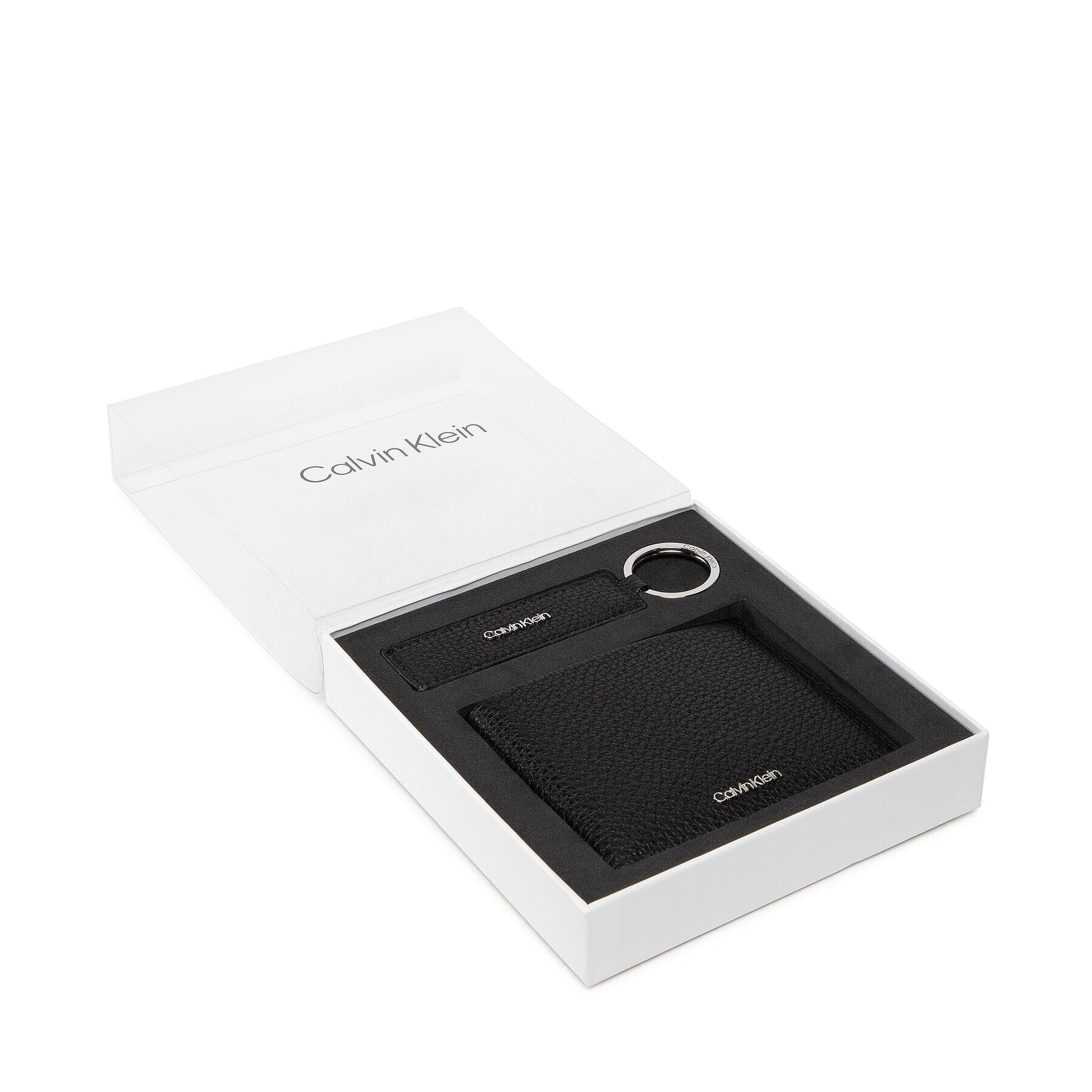 Calvin Klein Set cadou Minimalism Bifold 5Cc/Keyfob K50K509707 Negru - Pled.ro