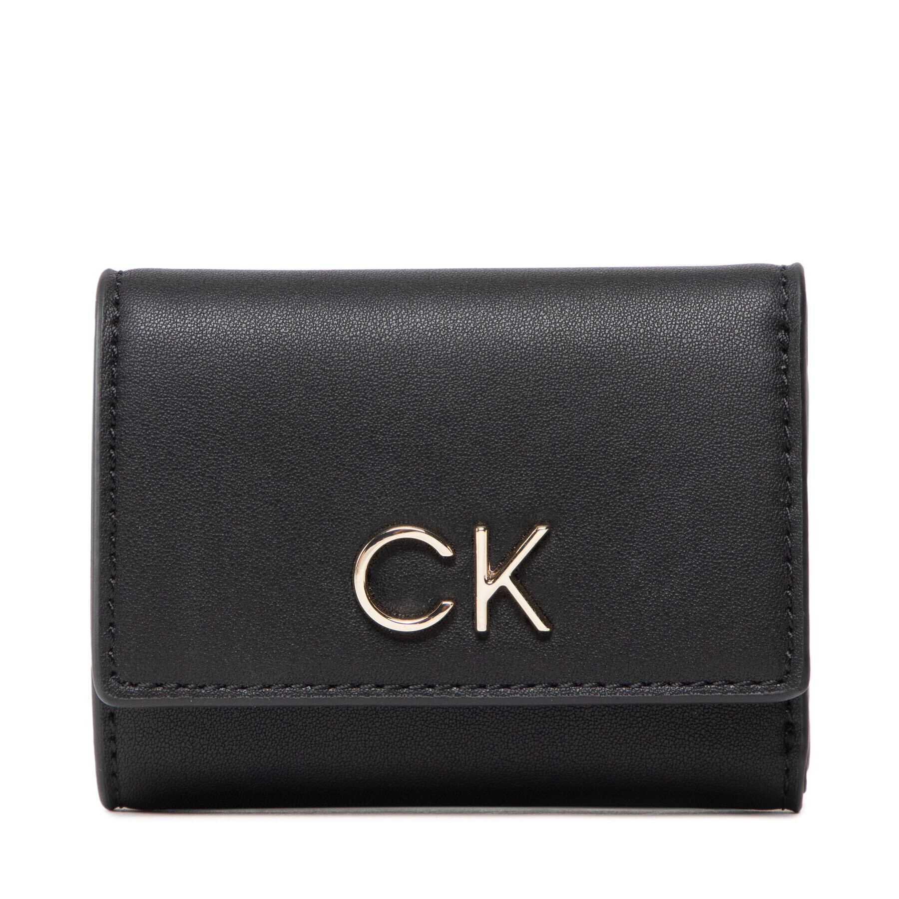 Calvin Klein Set cadou Re-Lock Trifold Xxs + Key Fob K60K610016 Negru - Pled.ro