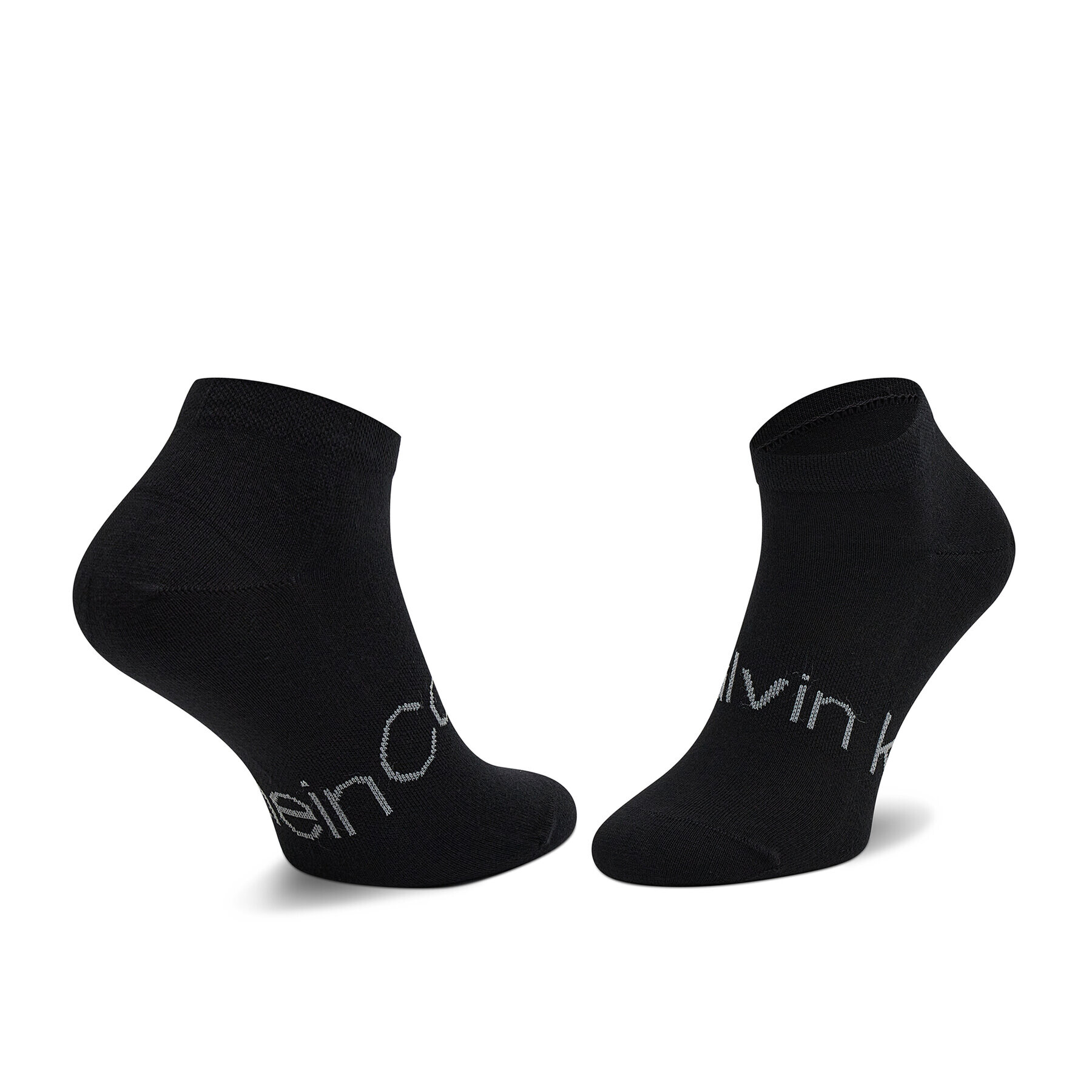 Calvin Klein Set de 2 perechi de șosete medii unisex 701218712 Negru - Pled.ro