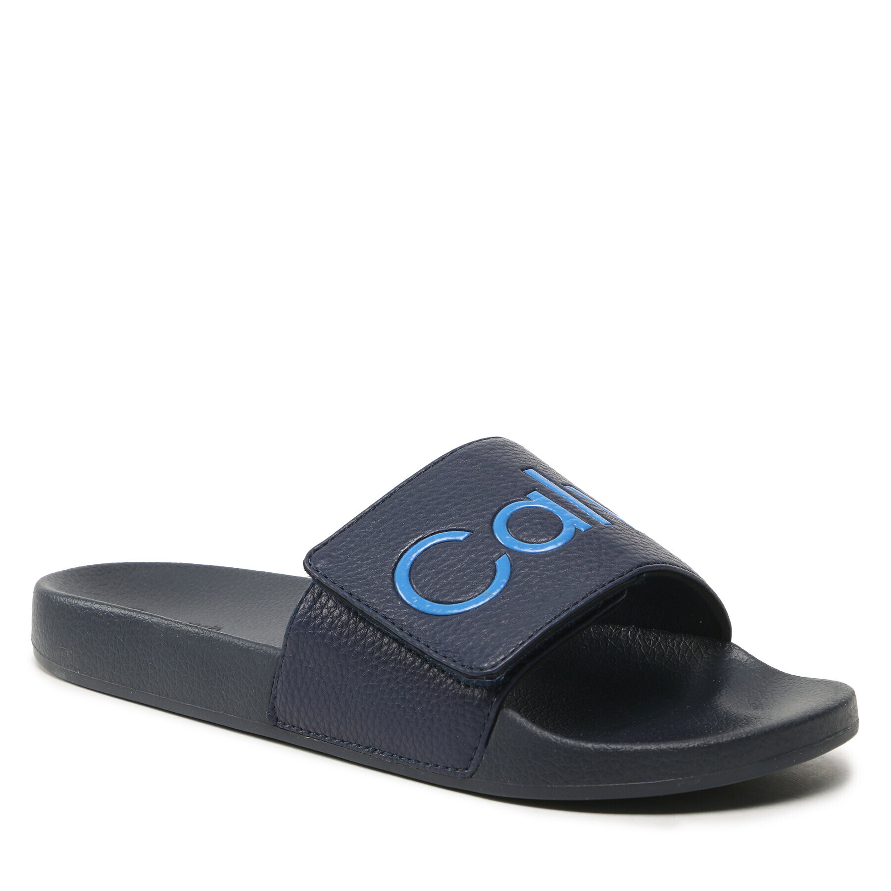 Calvin Klein Șlapi Adj Pool Slide Pu HM0HM00957 Bleumarin - Pled.ro