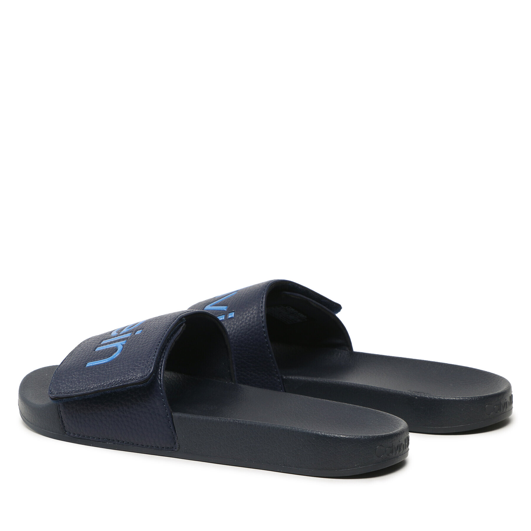 Calvin Klein Șlapi Adj Pool Slide Pu HM0HM00957 Bleumarin - Pled.ro