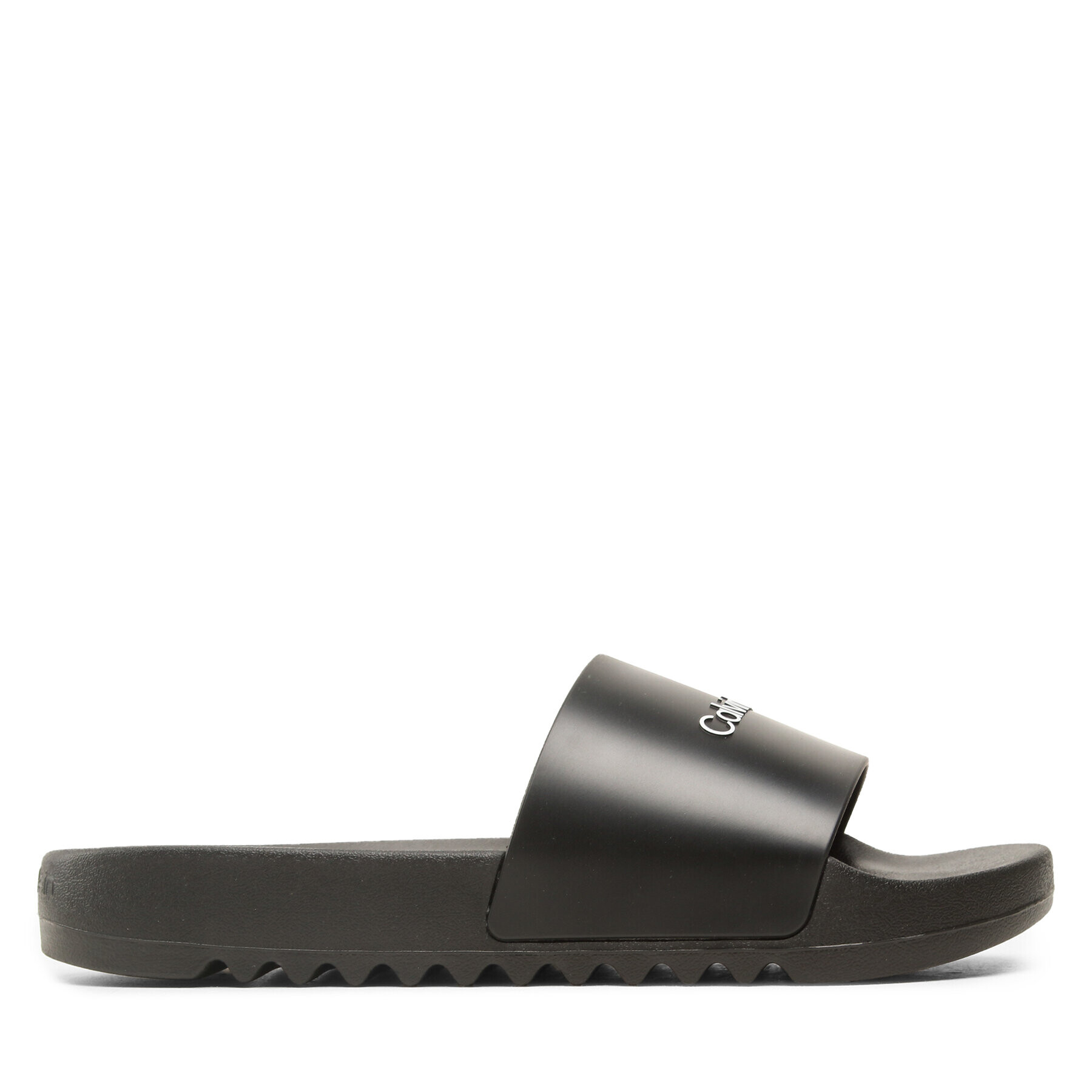 Calvin Klein Șlapi Chuncky Pool Slide Rub HM0HM01063 Negru - Pled.ro