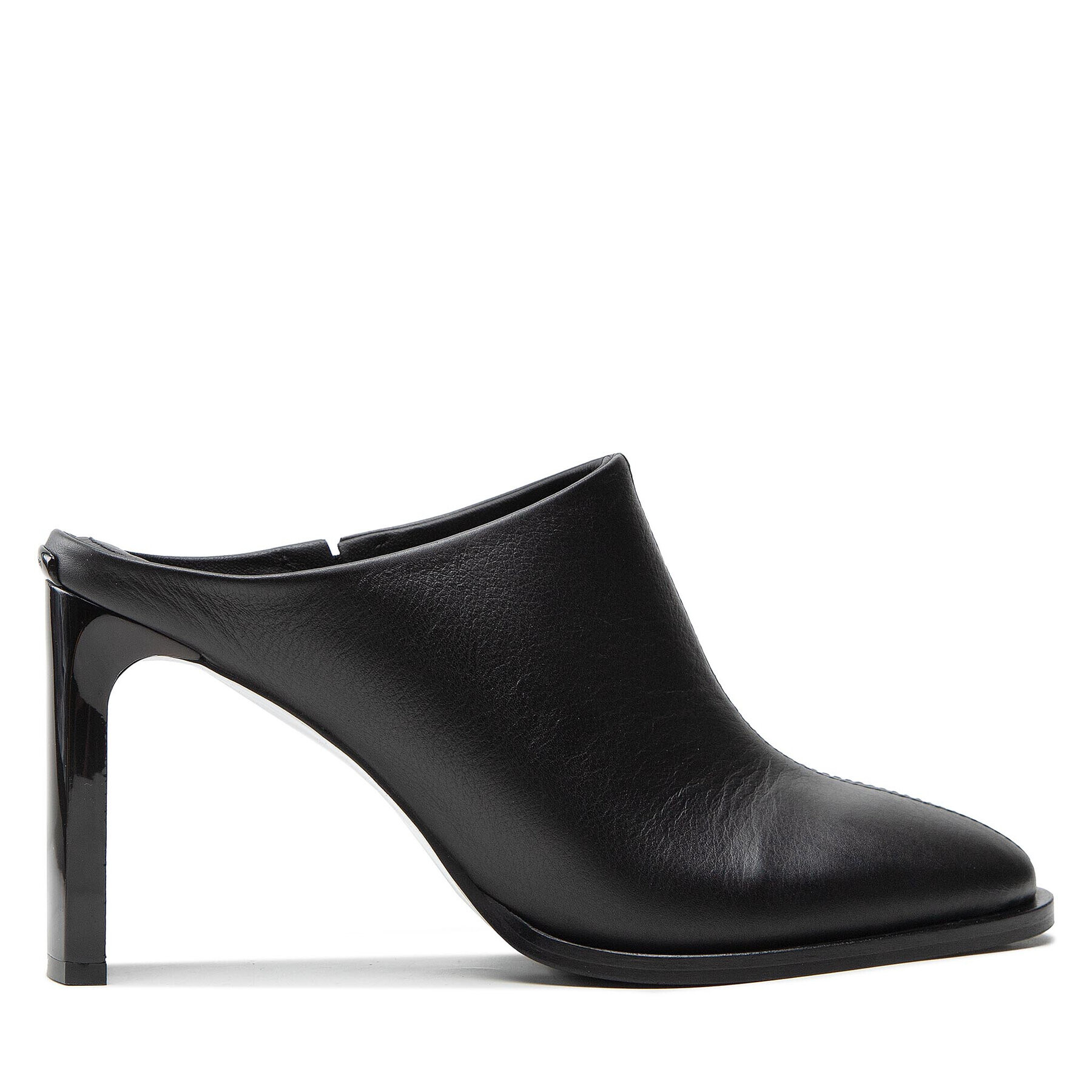 Calvin Klein Șlapi Curved Stil Mule 80 HW0HW01239 Negru - Pled.ro