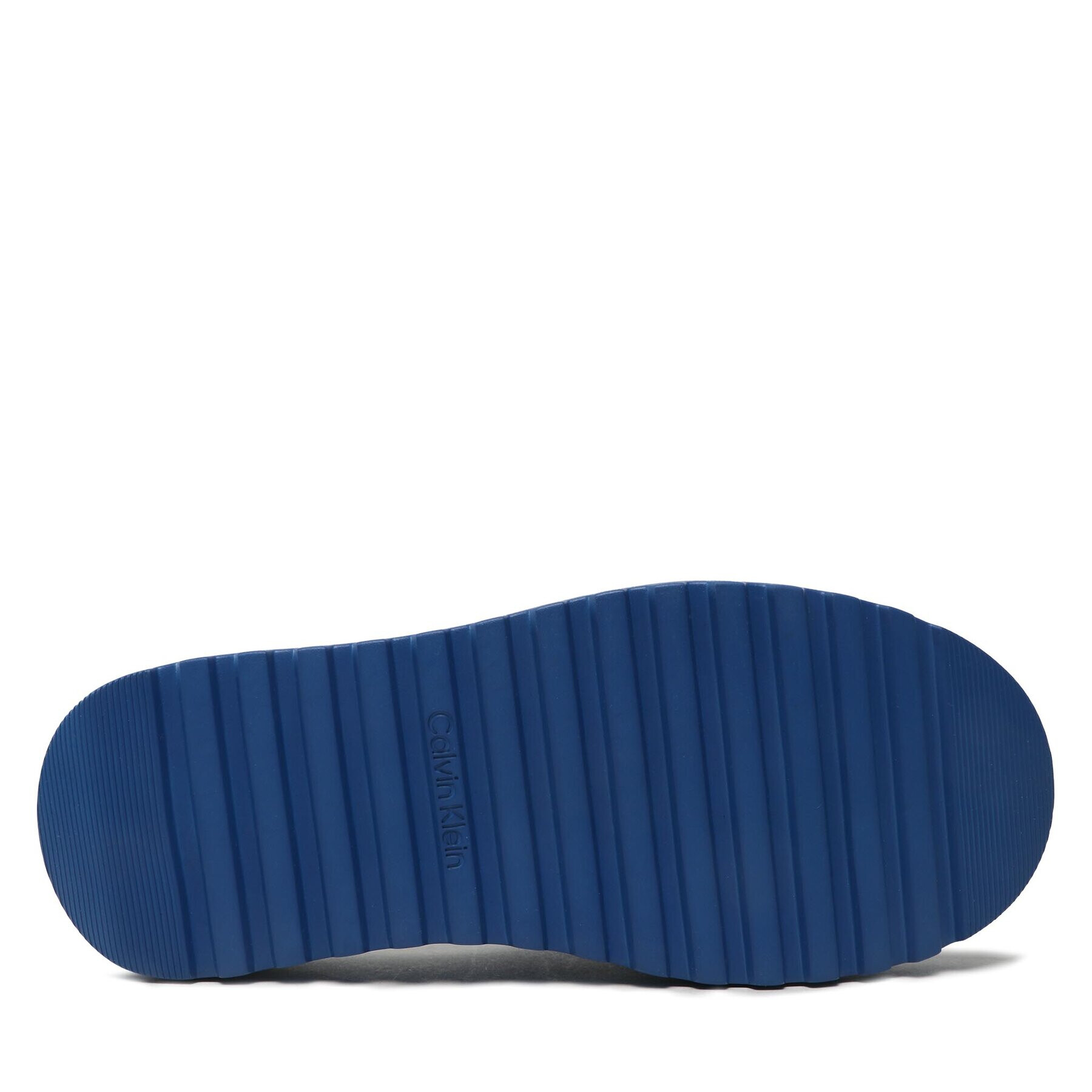 Calvin Klein Șlapi Double Strap Slipper HM0HM00967 Albastru - Pled.ro