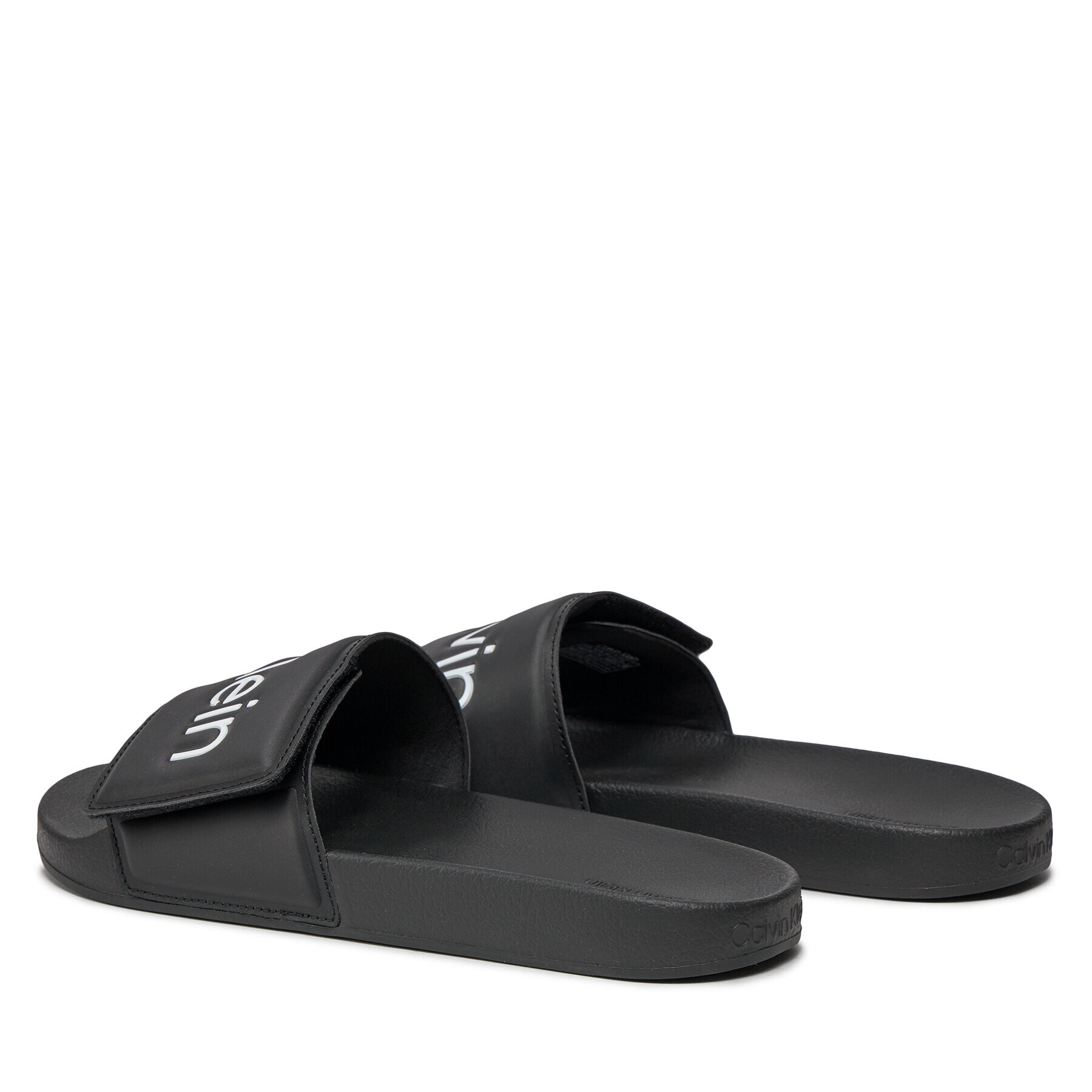 Calvin Klein Şlapi Pool Slide Adj HM0HM01357 Negru - Pled.ro