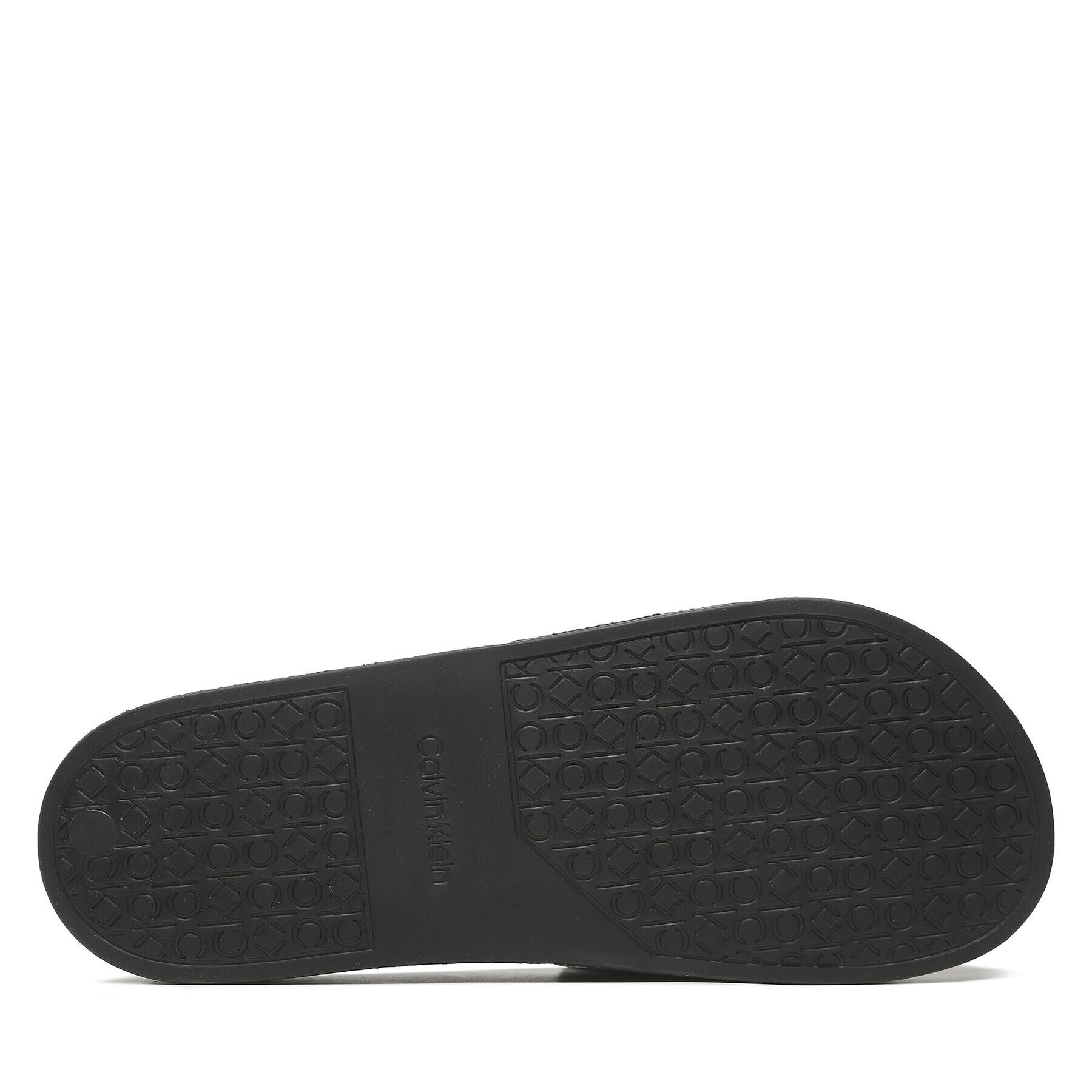 Calvin Klein Șlapi Pool Slide Mono HM0HM01009 Negru - Pled.ro