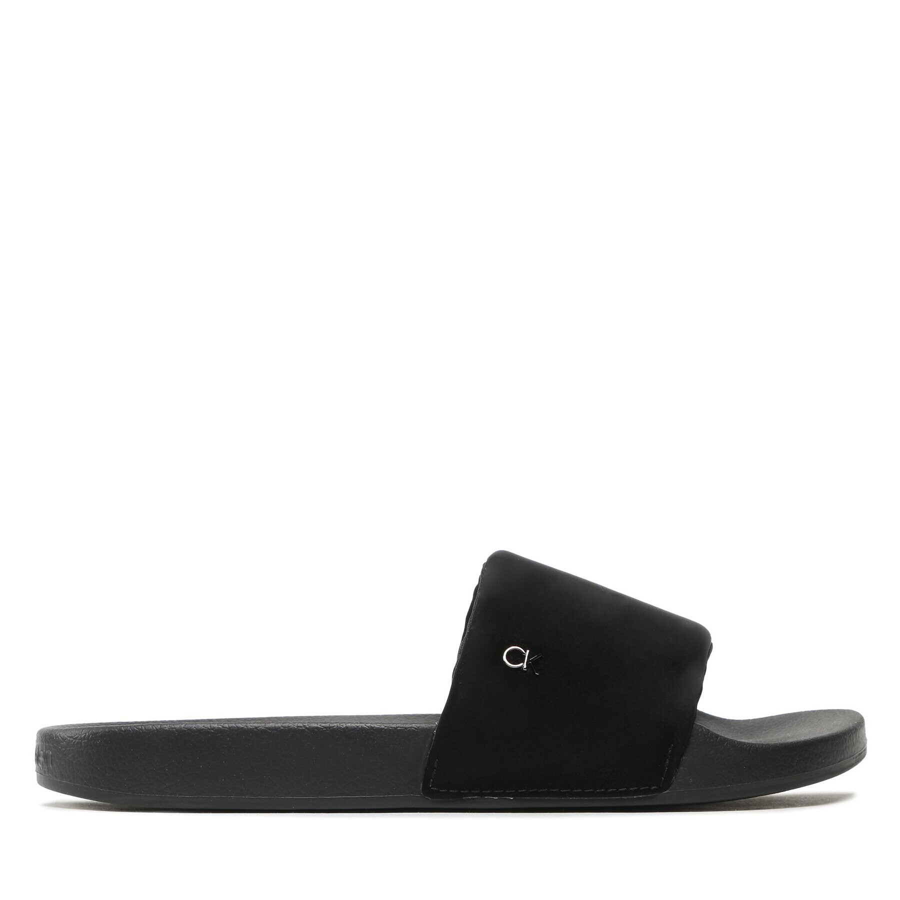 Calvin Klein Șlapi Pool Slide Pu HM0HM00983 Negru - Pled.ro