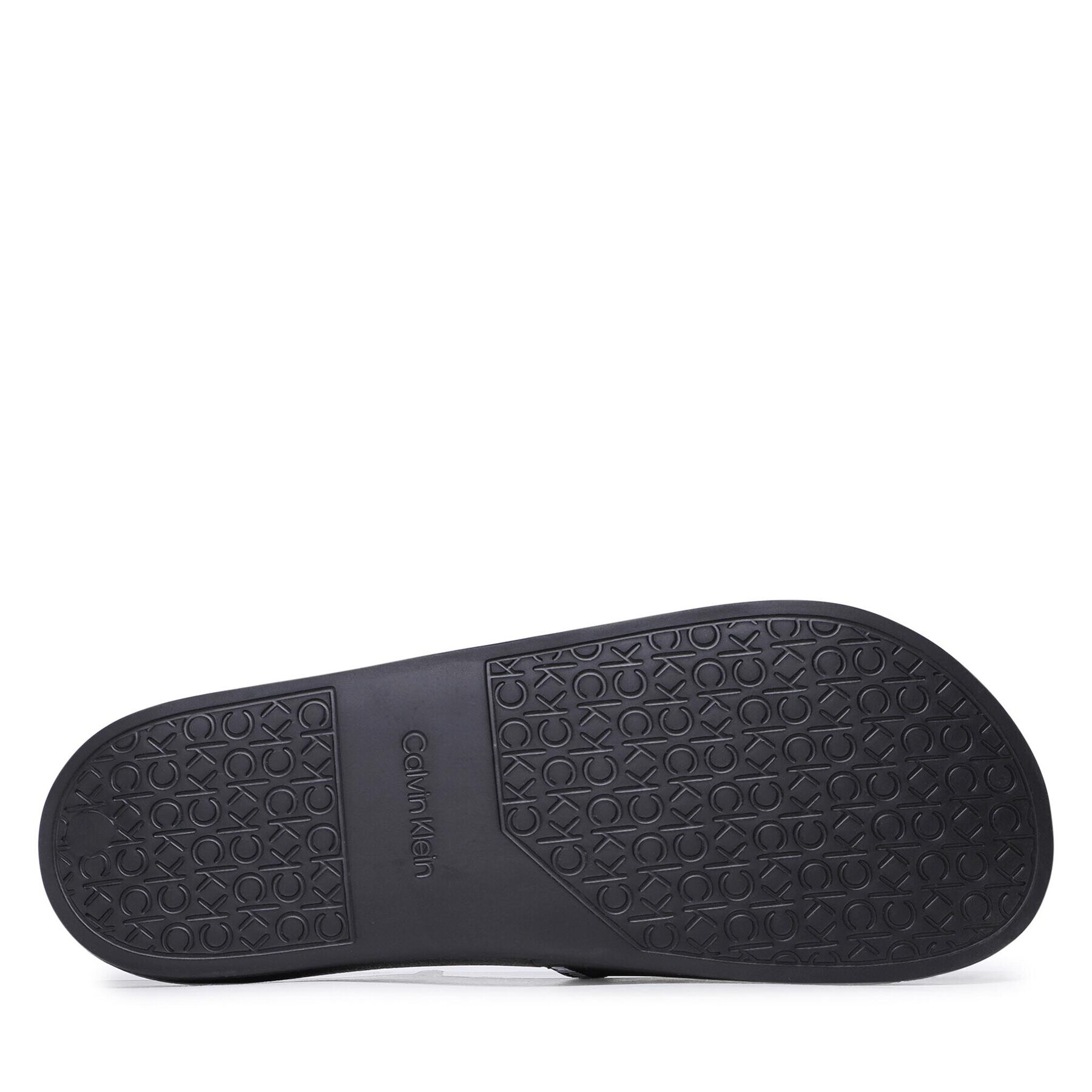 Calvin Klein Șlapi Pool Slide Rubber HM0HM00981 Negru - Pled.ro