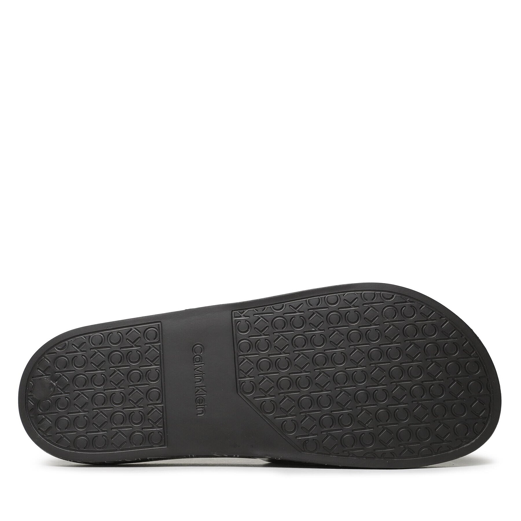 Calvin Klein Șlapi Pool Slide Rubber HM0HM01062 Negru - Pled.ro