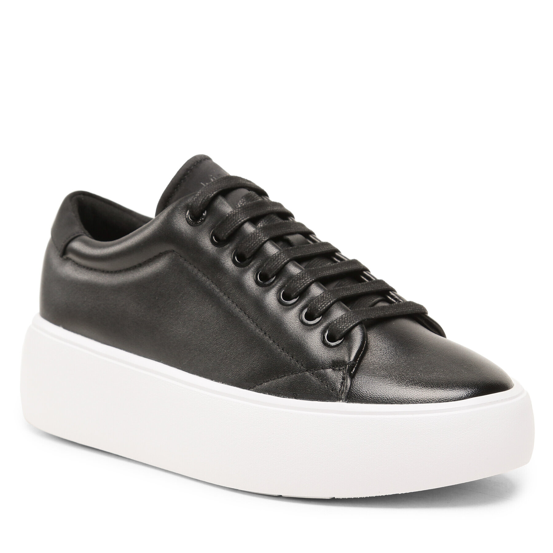 Calvin Klein Sneakers Bubble Cupsole Lace Up HW0HW01778 Negru - Pled.ro