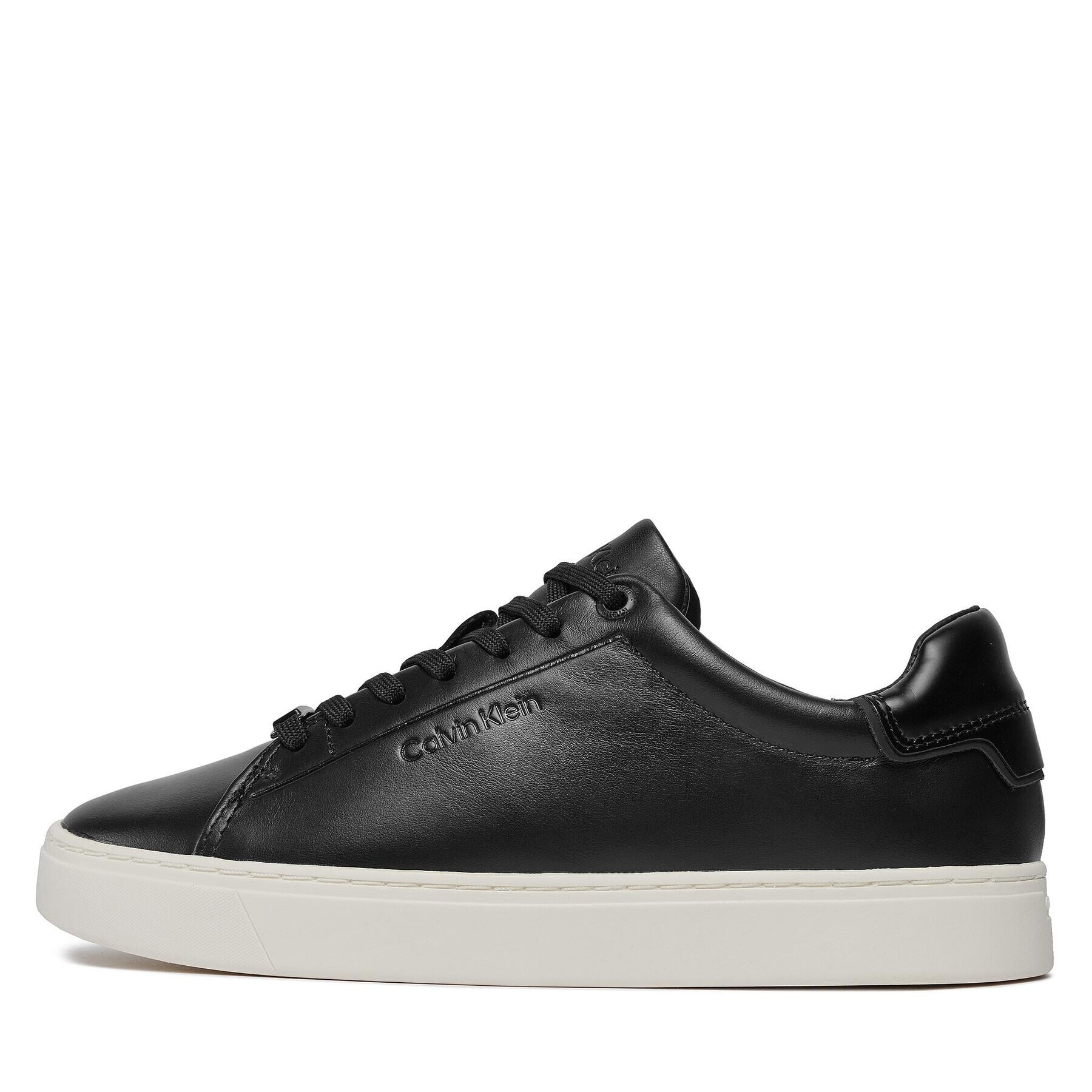 Calvin Klein Sneakers Clean Cupsole Lace Up HW0HW01863 Negru - Pled.ro