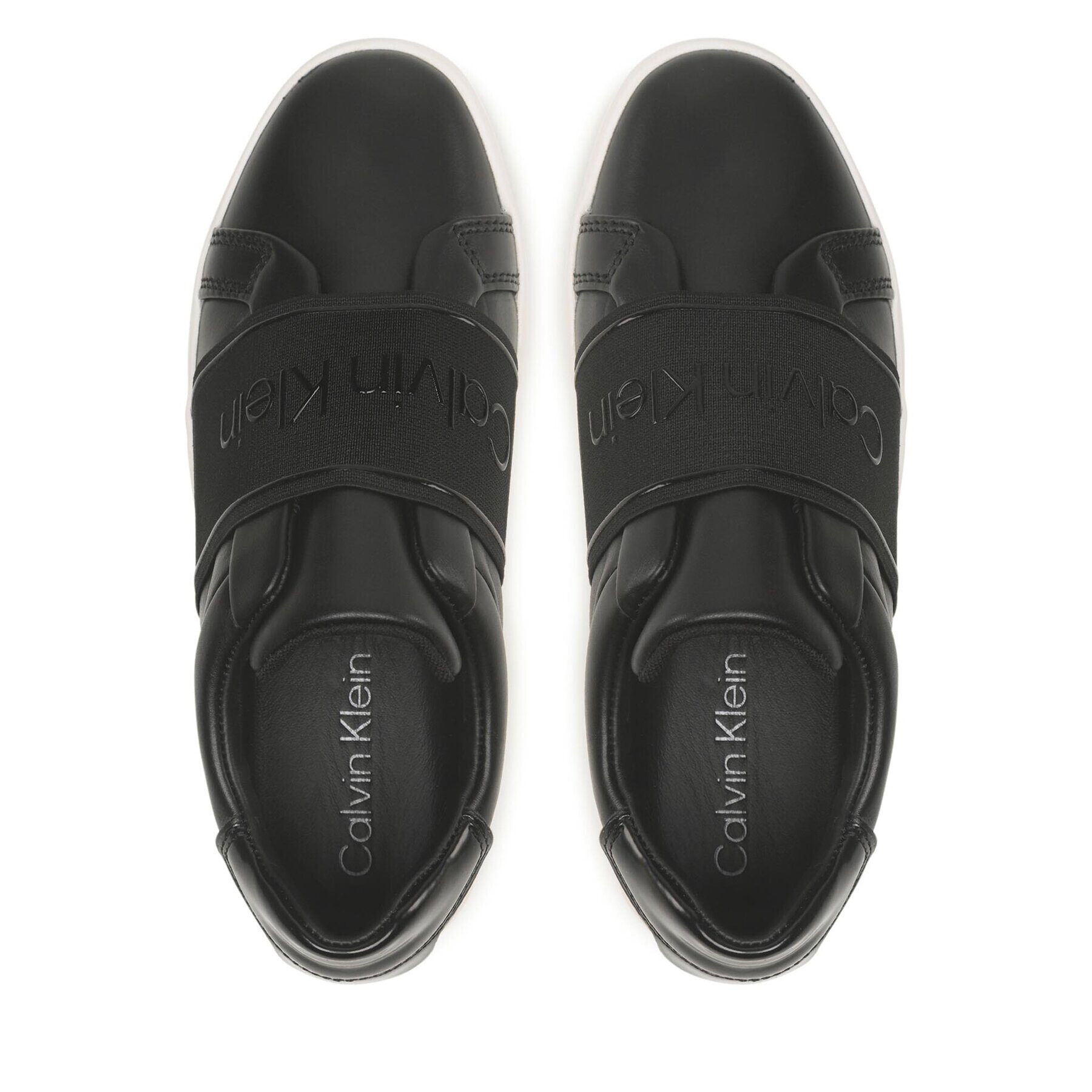 Calvin Klein Sneakers Cupsole Slip On HW0HW01352 Negru - Pled.ro