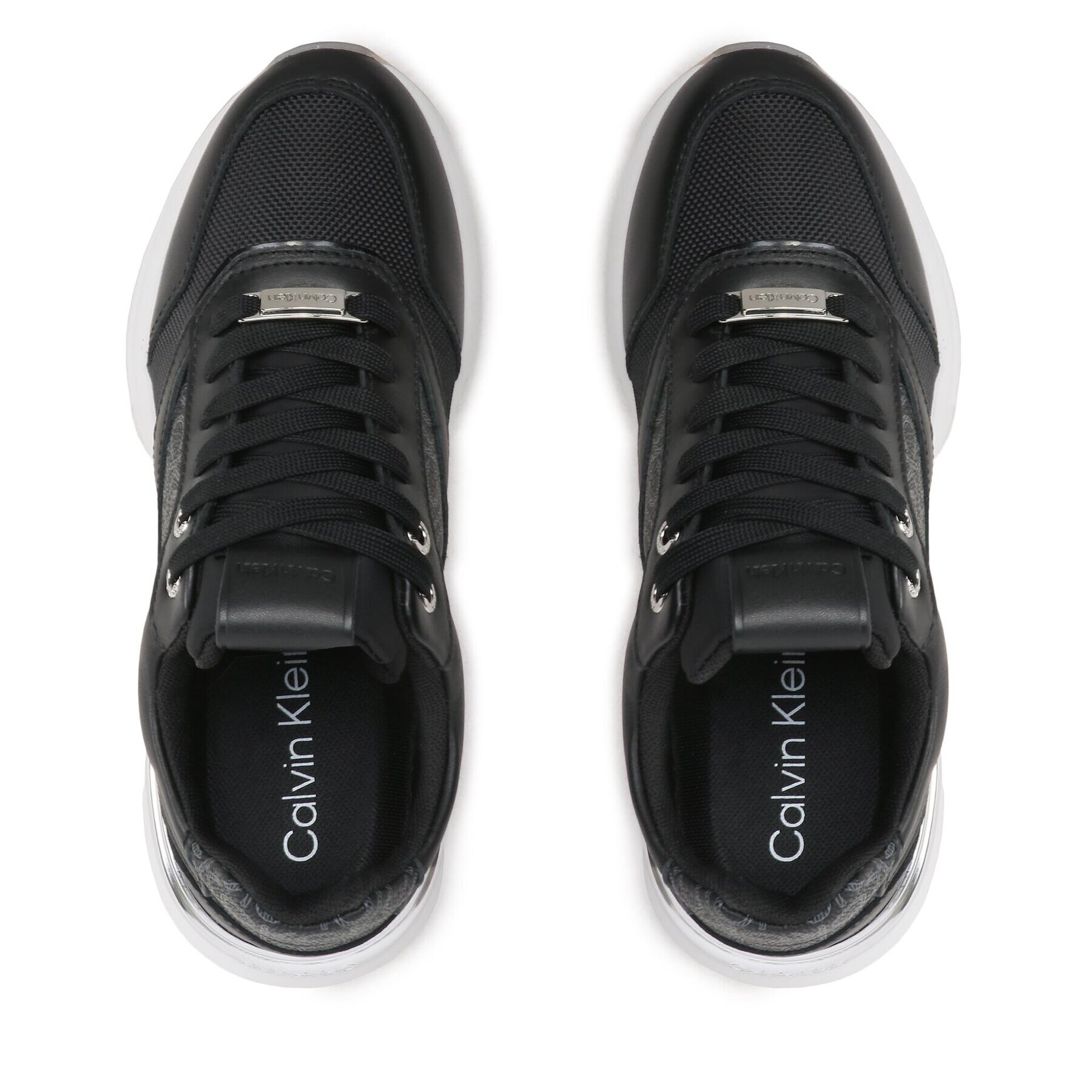 Calvin Klein Sneakers Flexi Runner - Mono HW0HW01437 Negru - Pled.ro