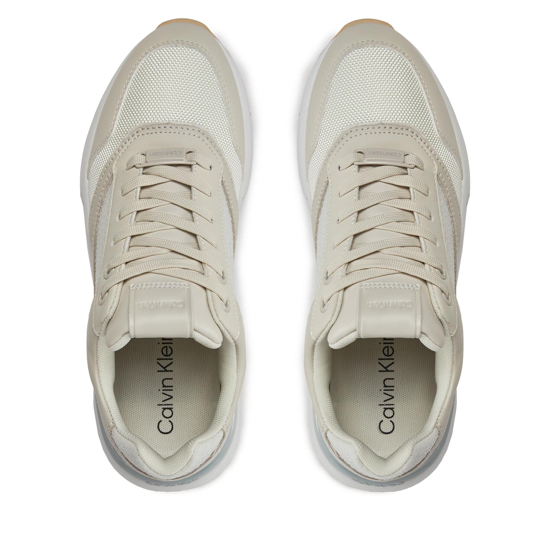 Calvin Klein Sneakers Flexi Runner - Nano Mono HW0HW01858 Alb - Pled.ro