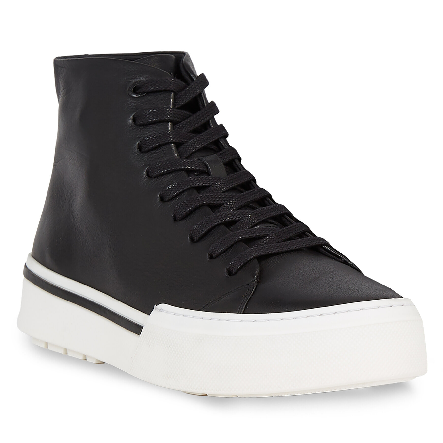 Calvin Klein Sneakers High Top Lace Up HM0HM01165 Negru - Pled.ro