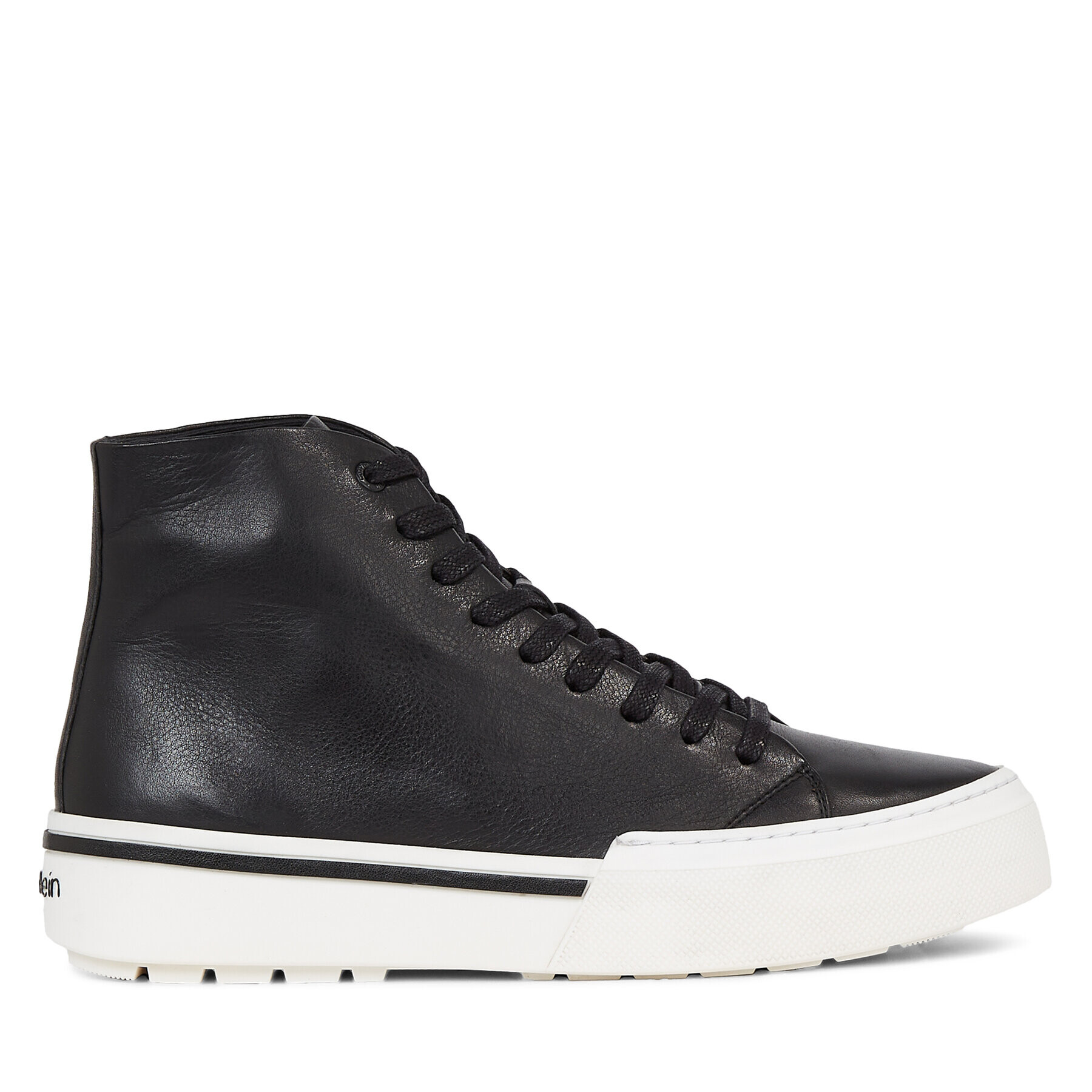 Calvin Klein Sneakers High Top Lace Up HM0HM01165 Negru - Pled.ro